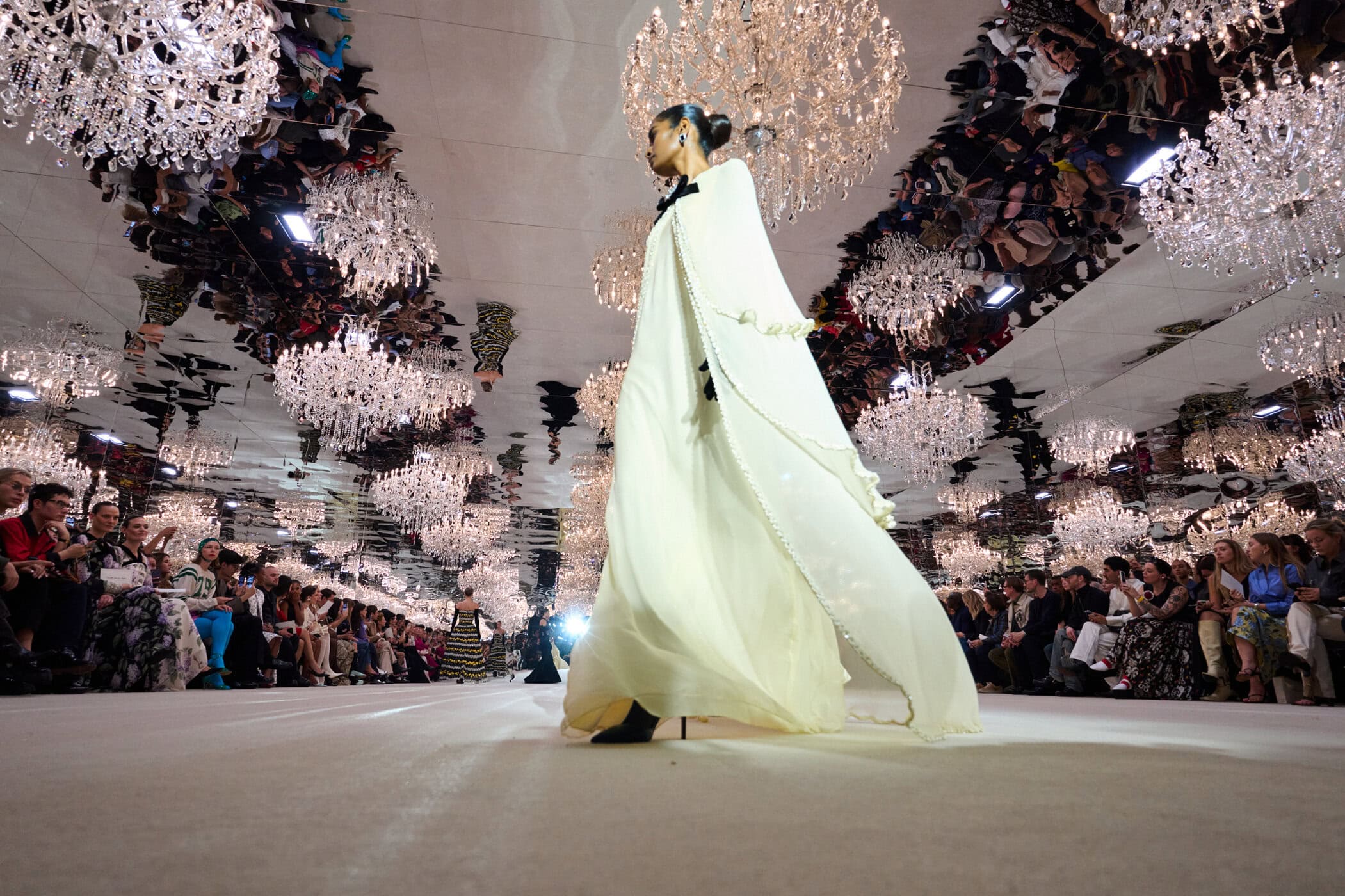 Richard Quinn Spring 2027 Fashion Show Atmosphere