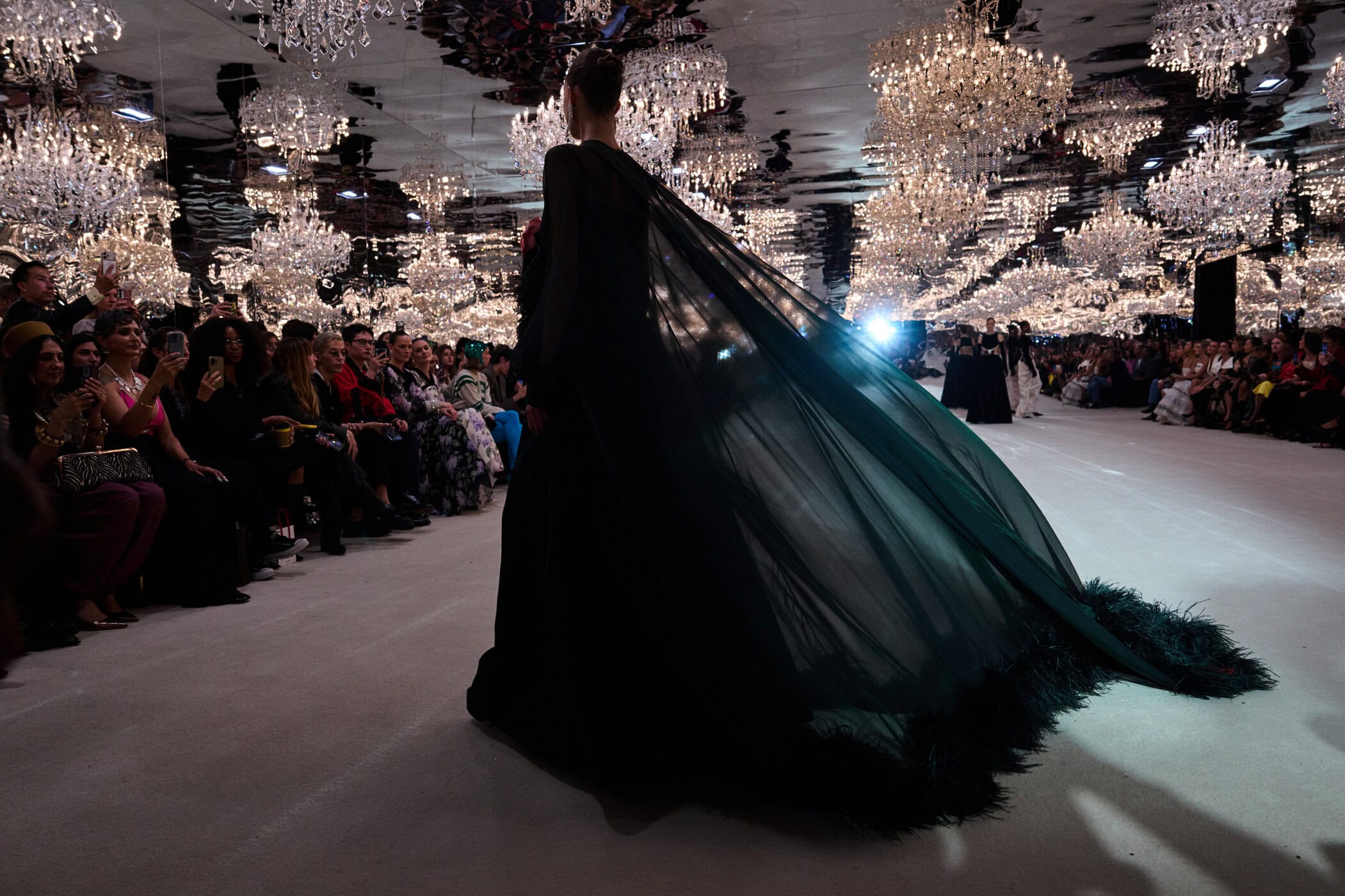 Richard Quinn Spring 2027 Fashion Show Atmosphere