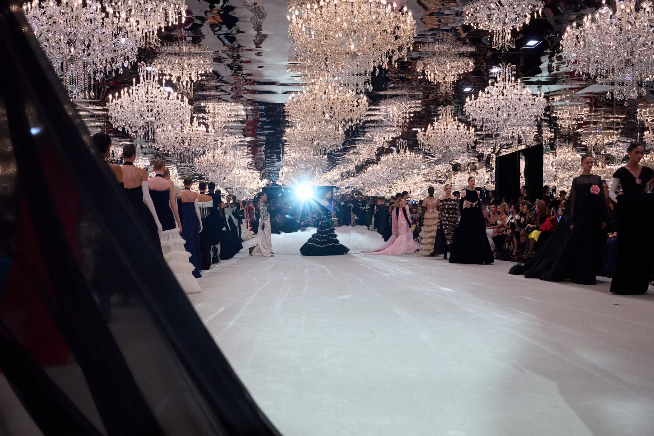 Richard Quinn Spring 2027 Fashion Show Atmosphere