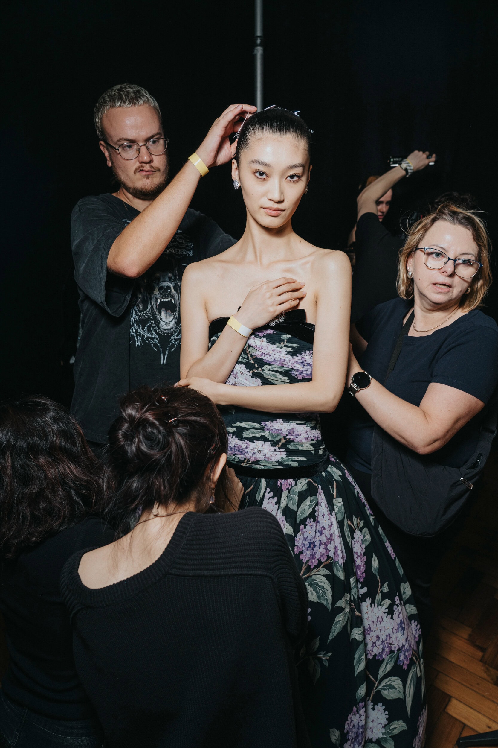 Richard Quinn Spring 2027 Fashion Show Backstage