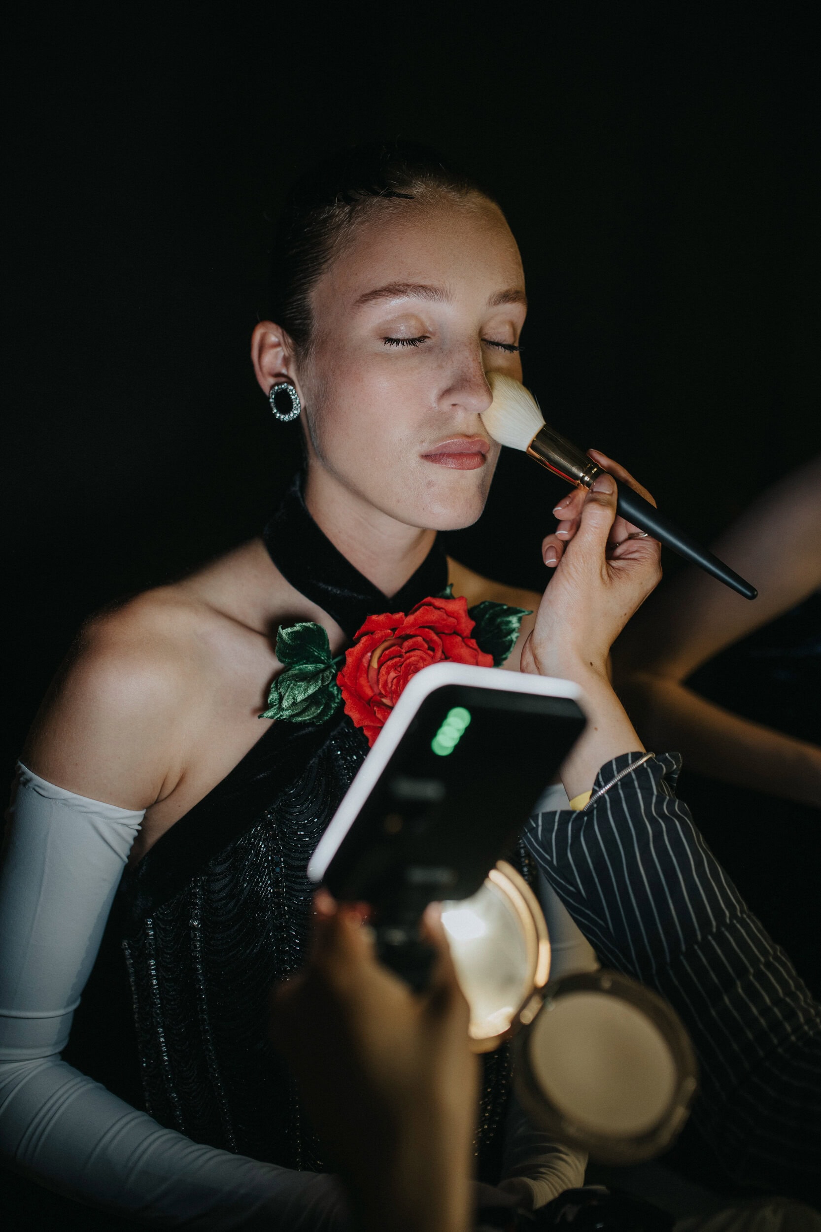 Richard Quinn Spring 2027 Fashion Show Backstage
