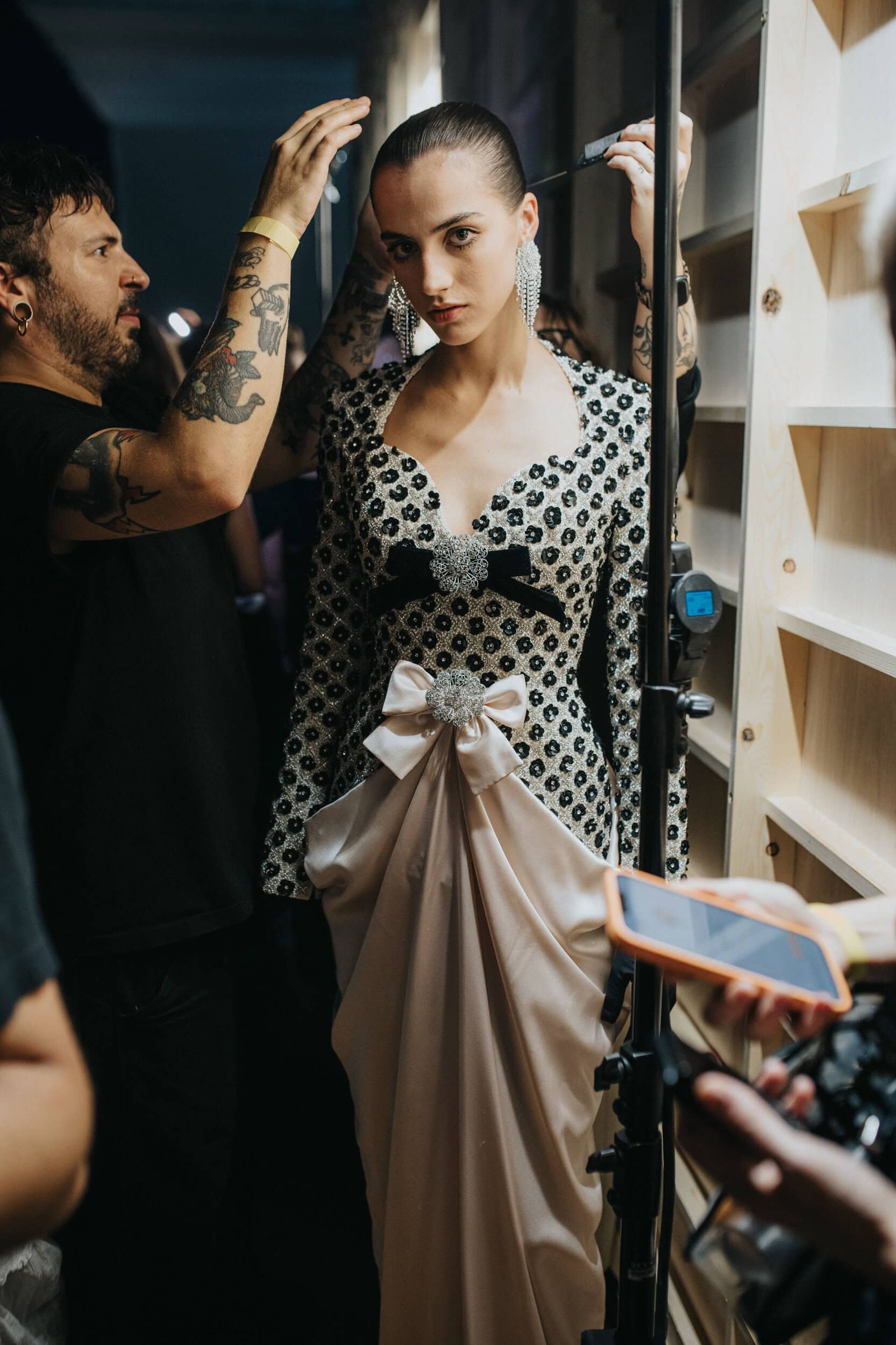 Richard Quinn Spring 2027 Fashion Show Backstage