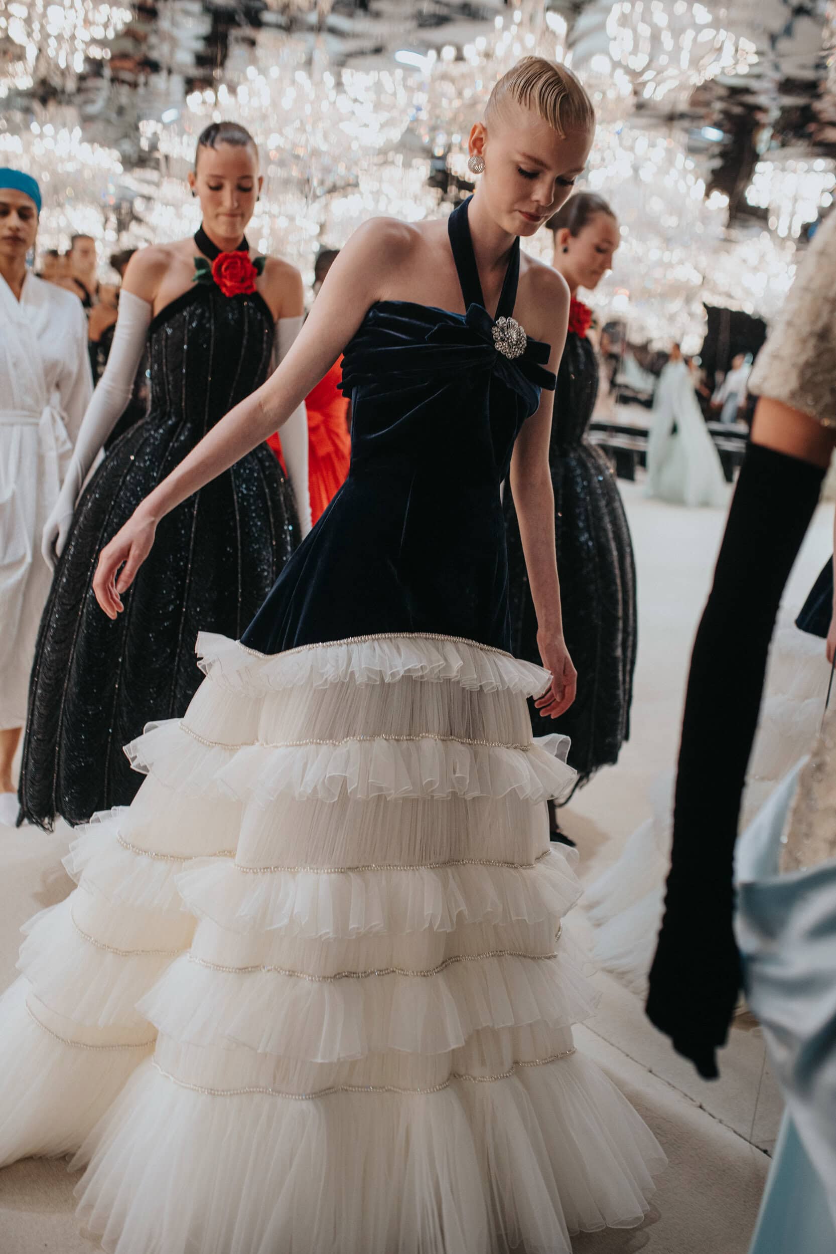 Richard Quinn Spring 2027 Fashion Show Backstage