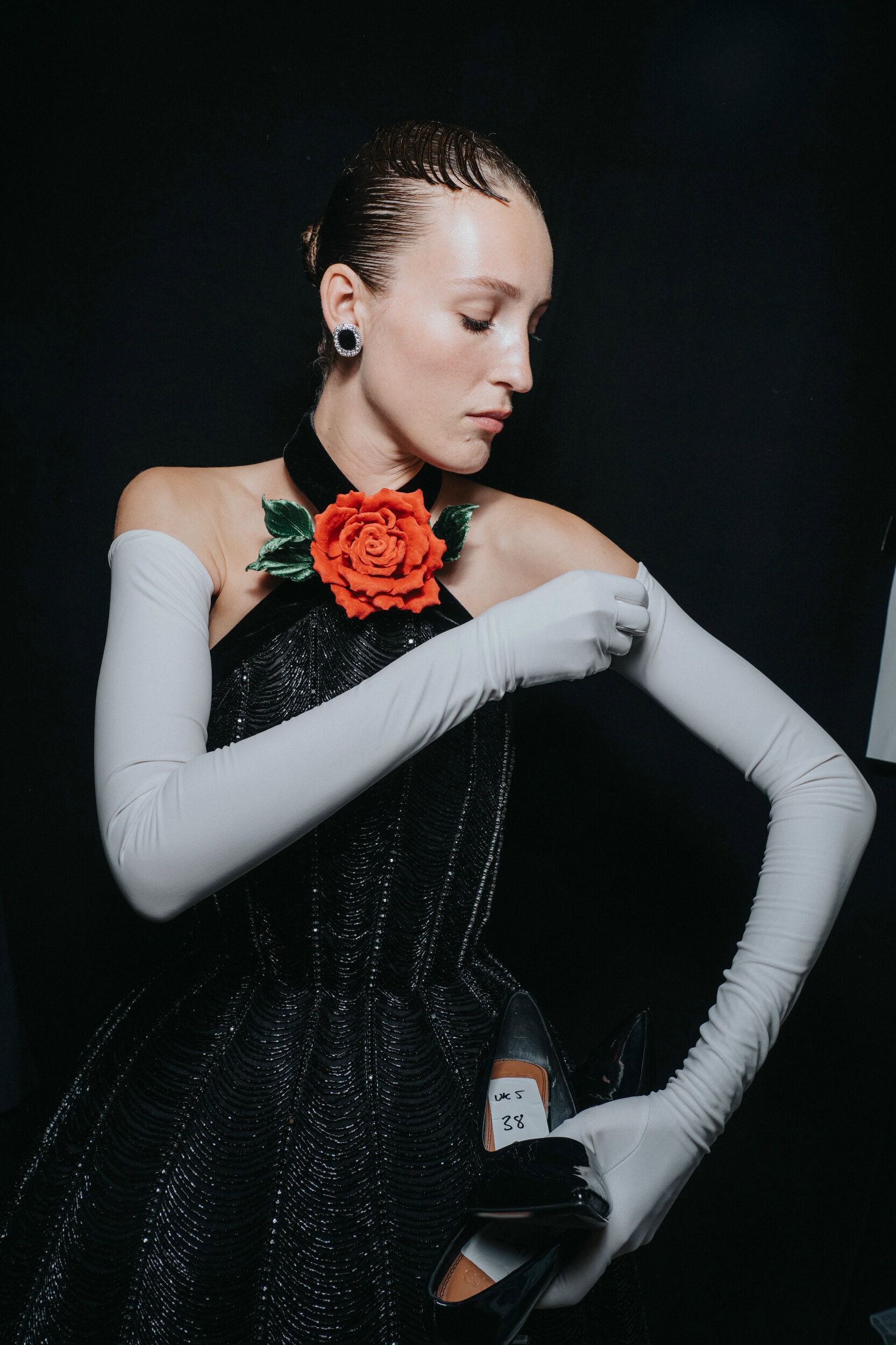 Richard Quinn Spring 2027 Fashion Show Backstage