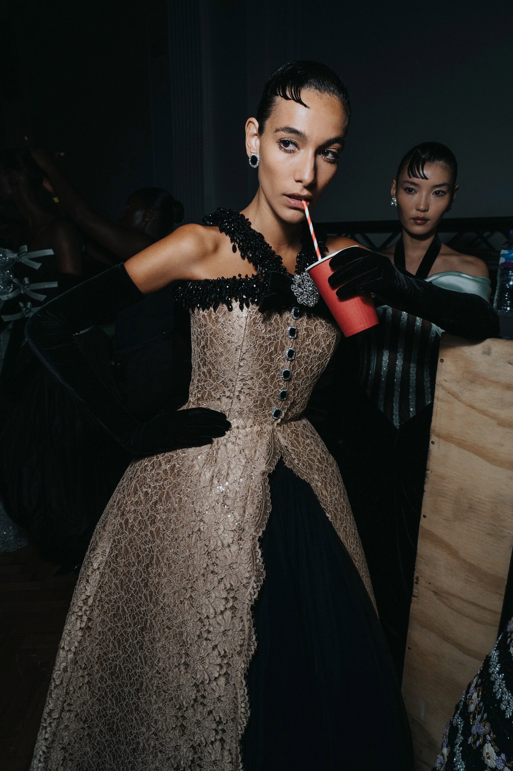 Richard Quinn Spring 2027 Fashion Show Backstage