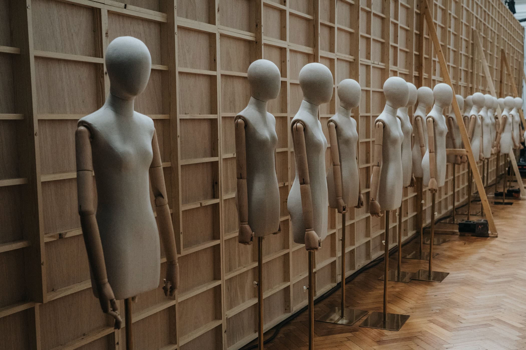 Richard Quinn Spring 2027 Fashion Show Backstage
