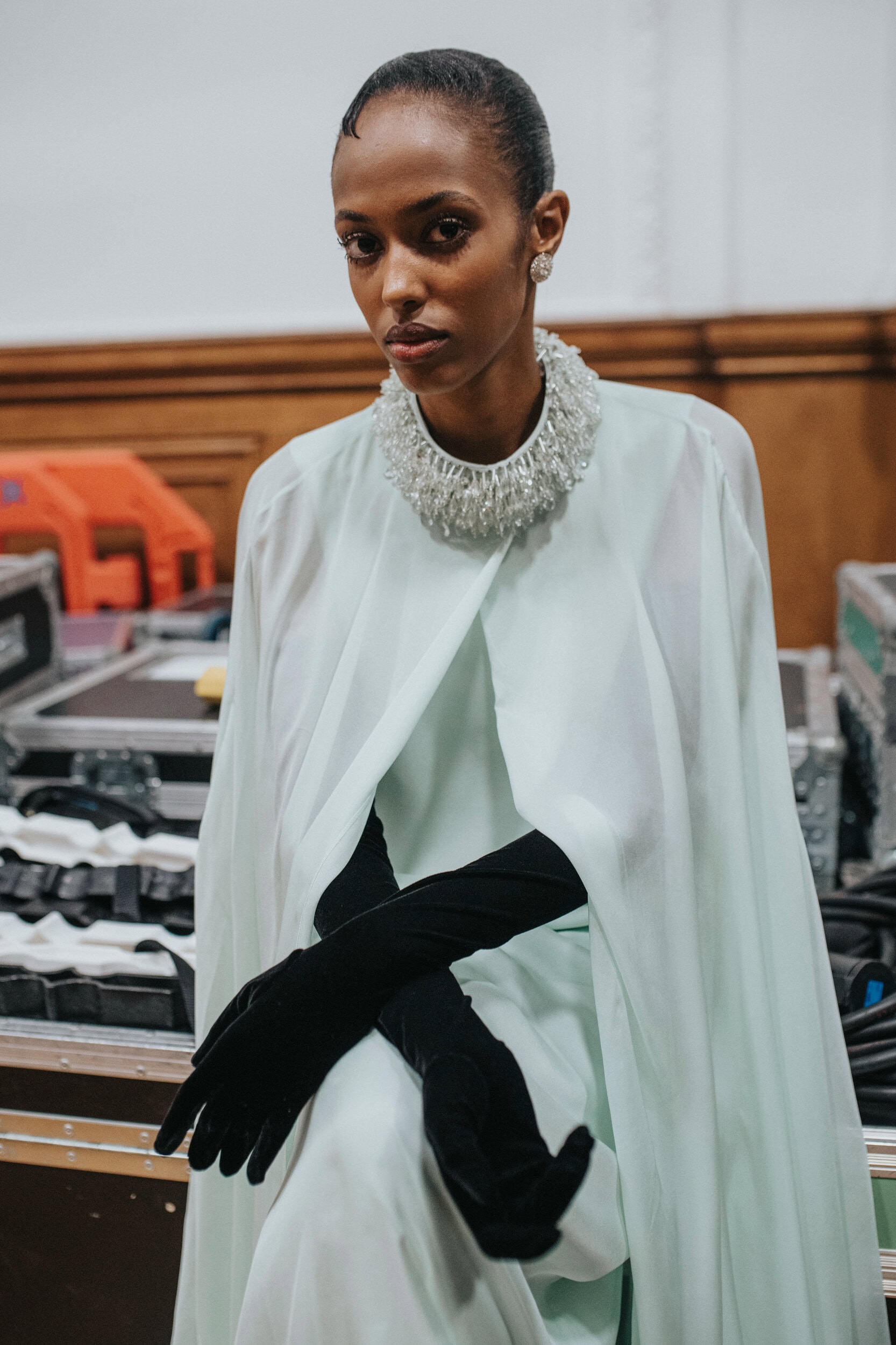 Richard Quinn Spring 2027 Fashion Show Backstage