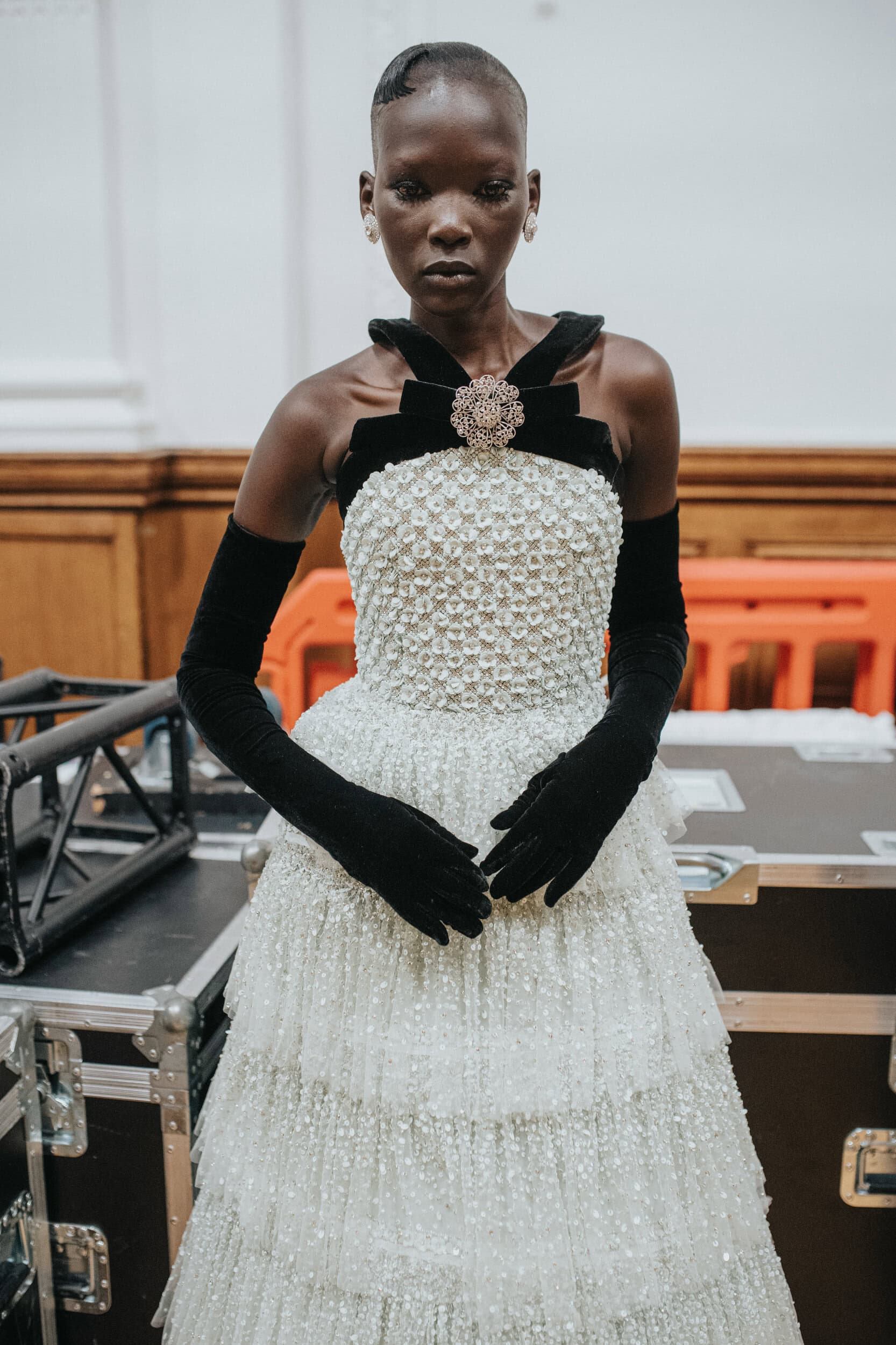 Richard Quinn Spring 2027 Fashion Show Backstage