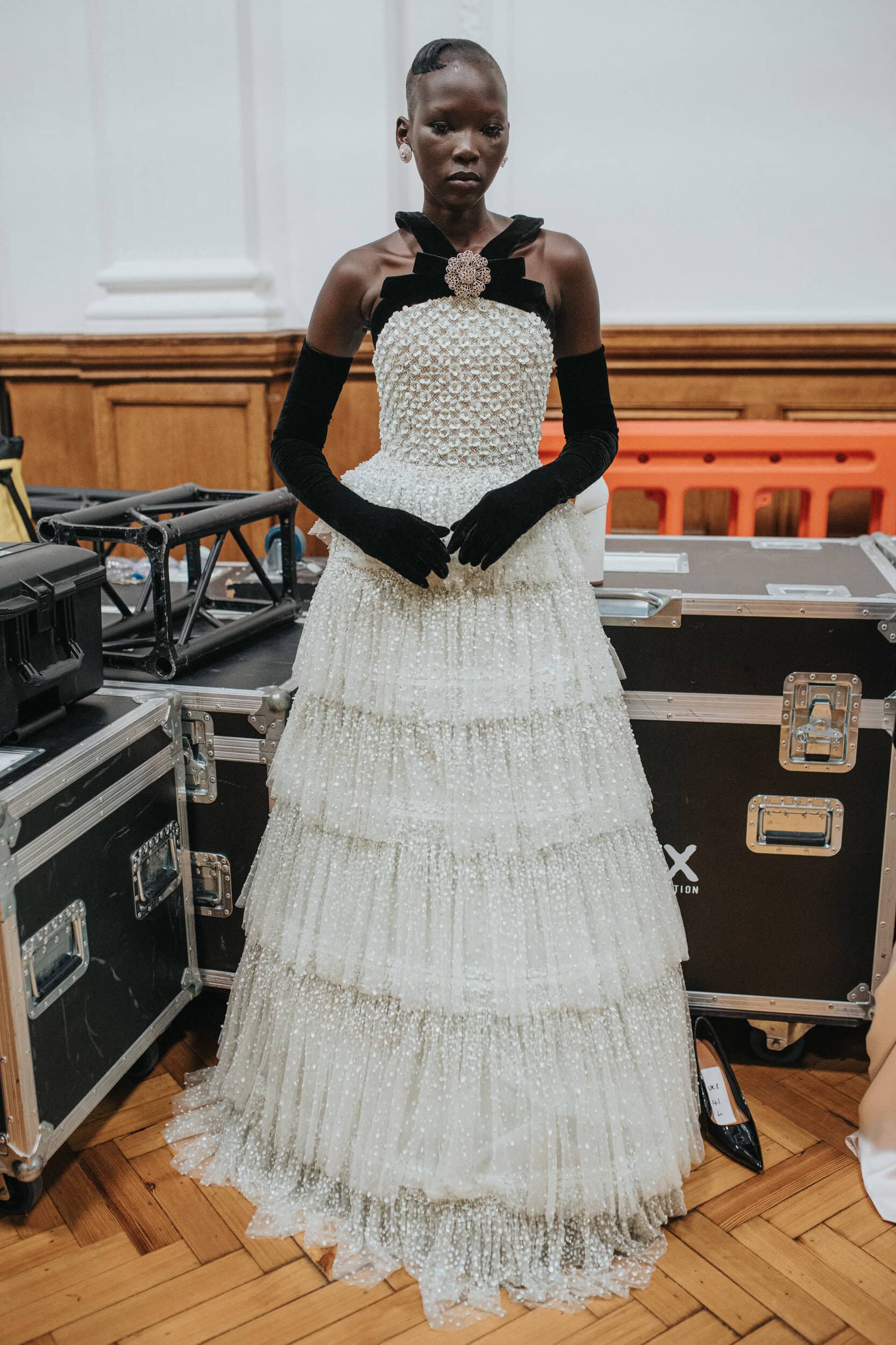 Richard Quinn Spring 2027 Fashion Show Backstage