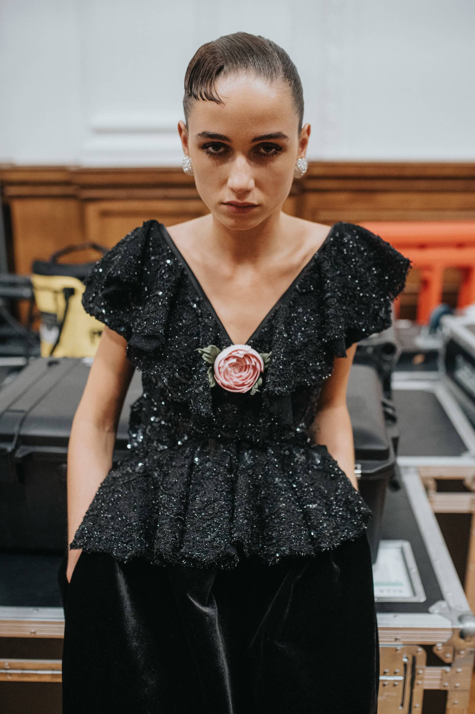 Richard Quinn Spring 2027 Fashion Show Backstage