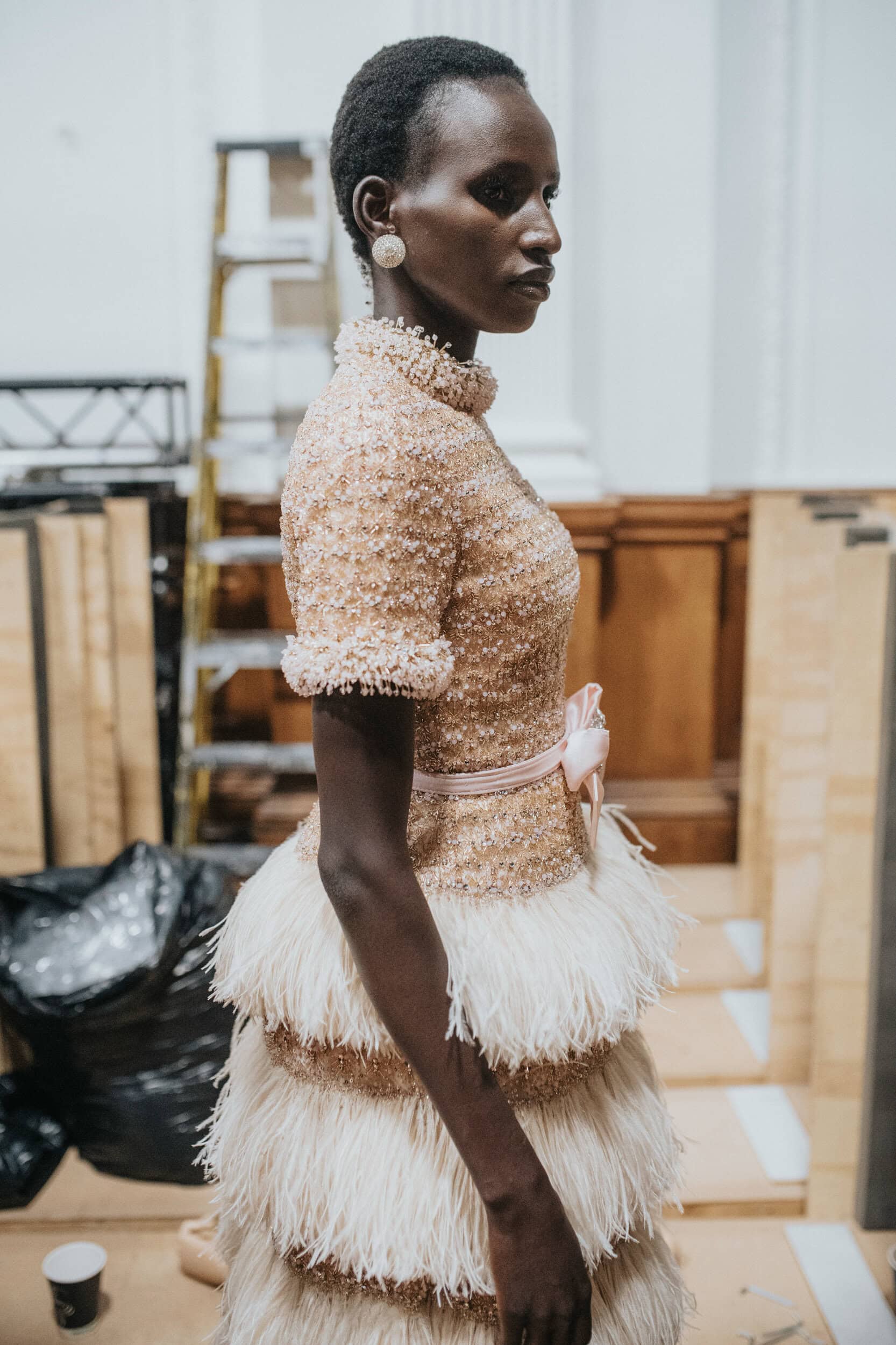 Richard Quinn Spring 2027 Fashion Show Backstage