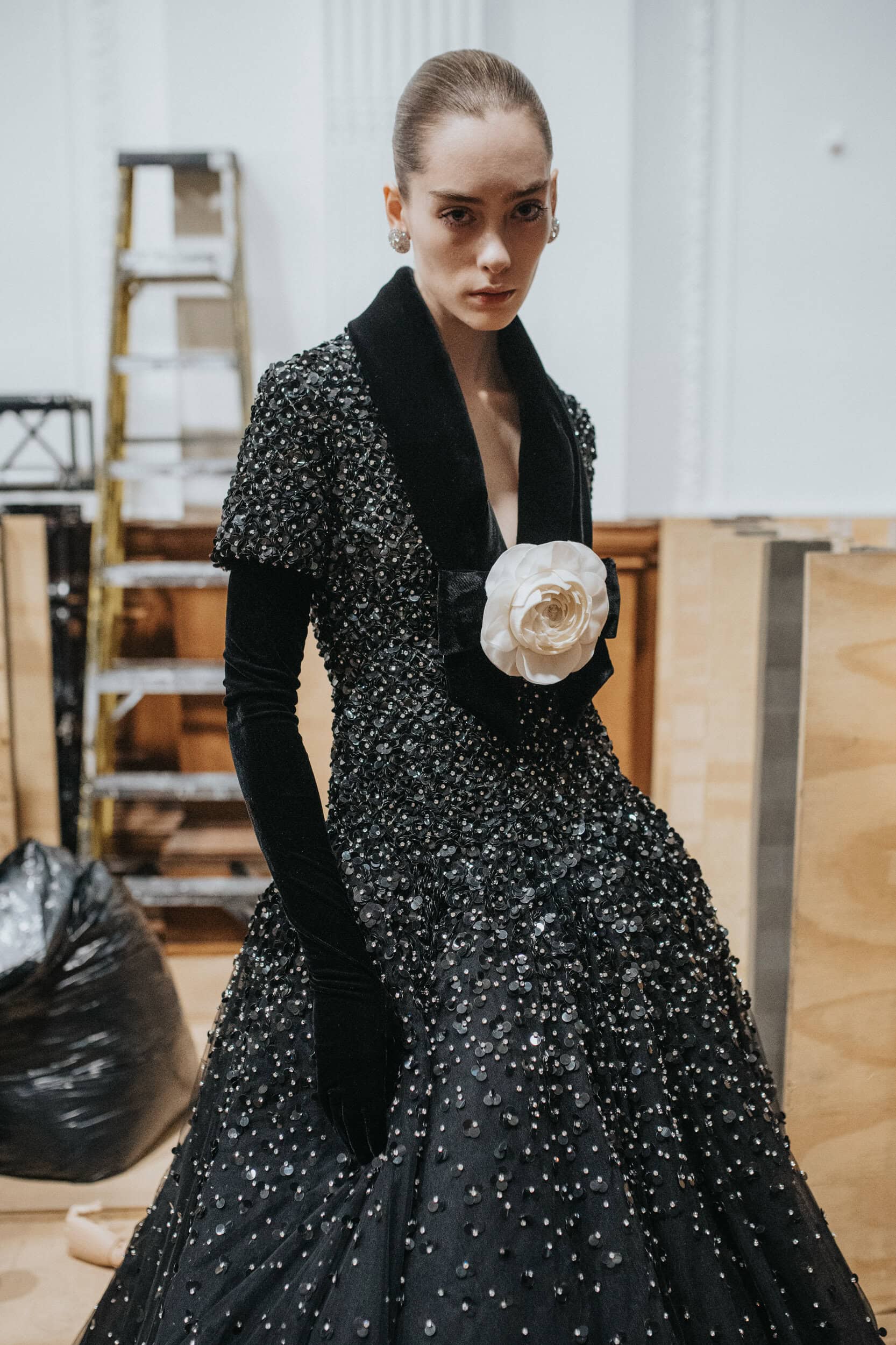 Richard Quinn Spring 2027 Fashion Show Backstage