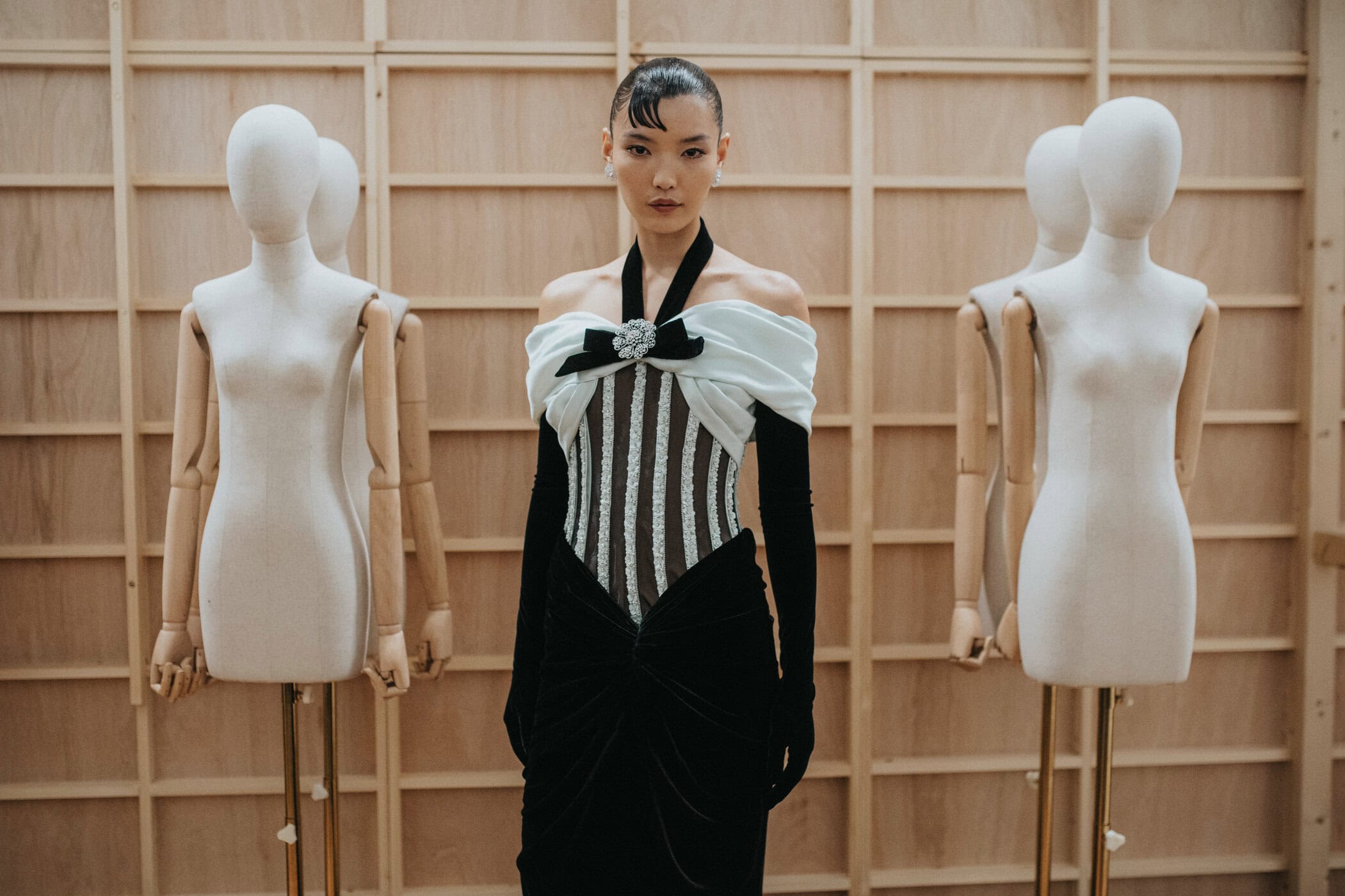 Richard Quinn Spring 2027 Fashion Show Backstage