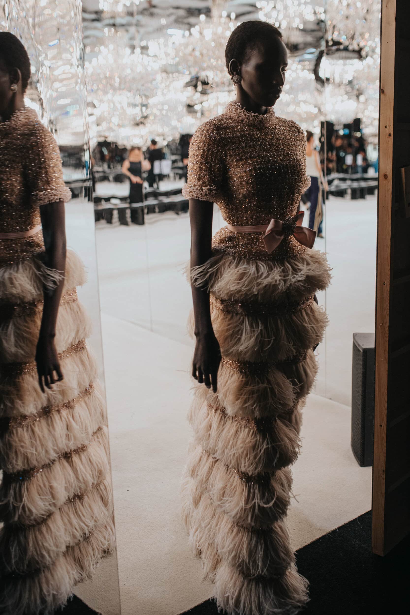 Richard Quinn Spring 2027 Fashion Show Backstage