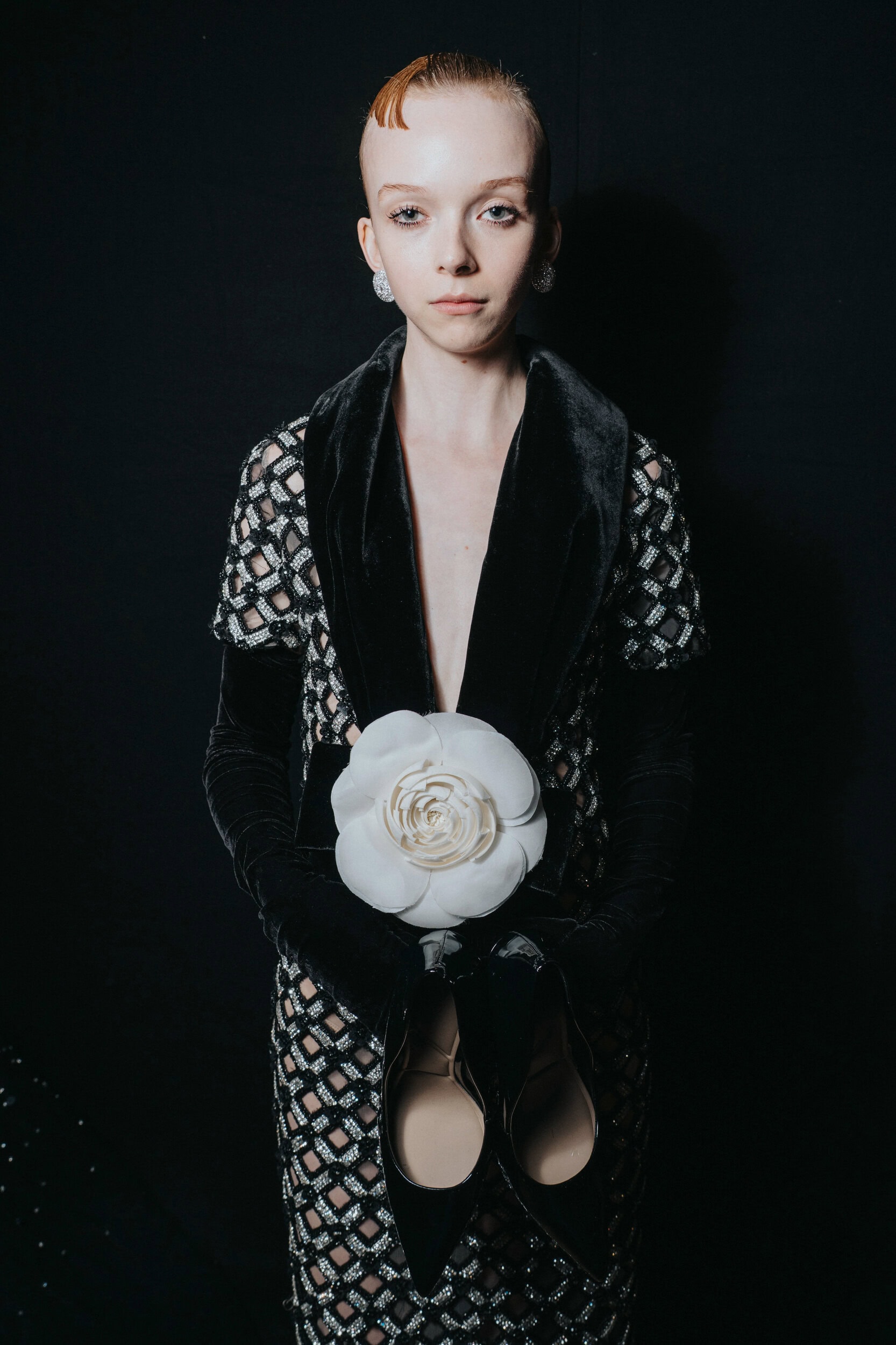 Richard Quinn Spring 2027 Fashion Show Backstage
