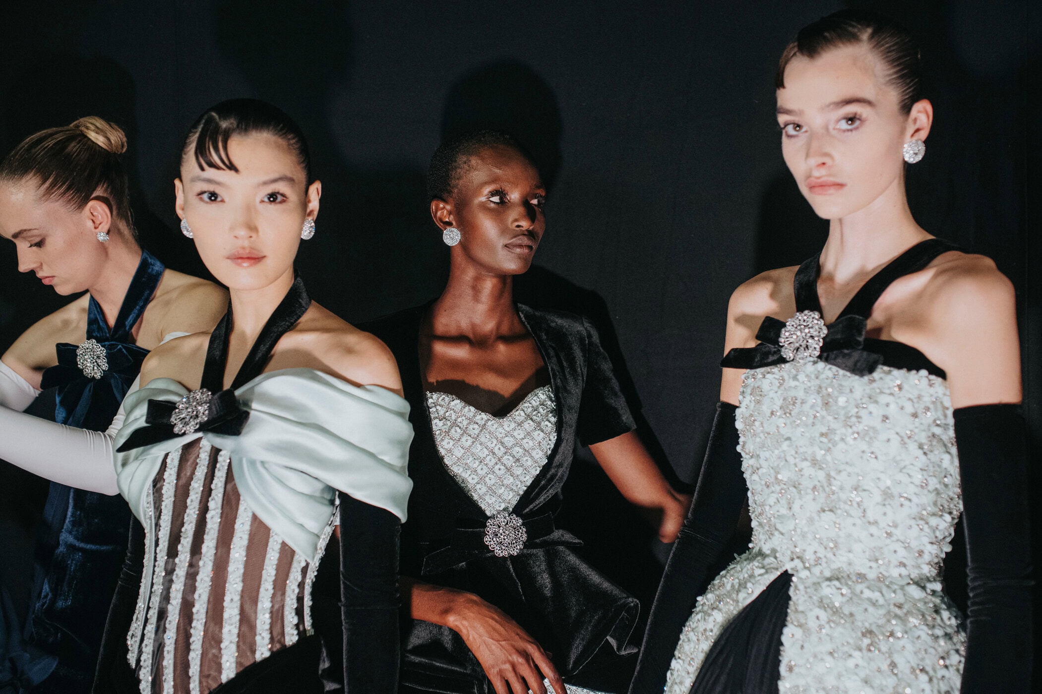 Richard Quinn Spring 2027 Fashion Show Backstage