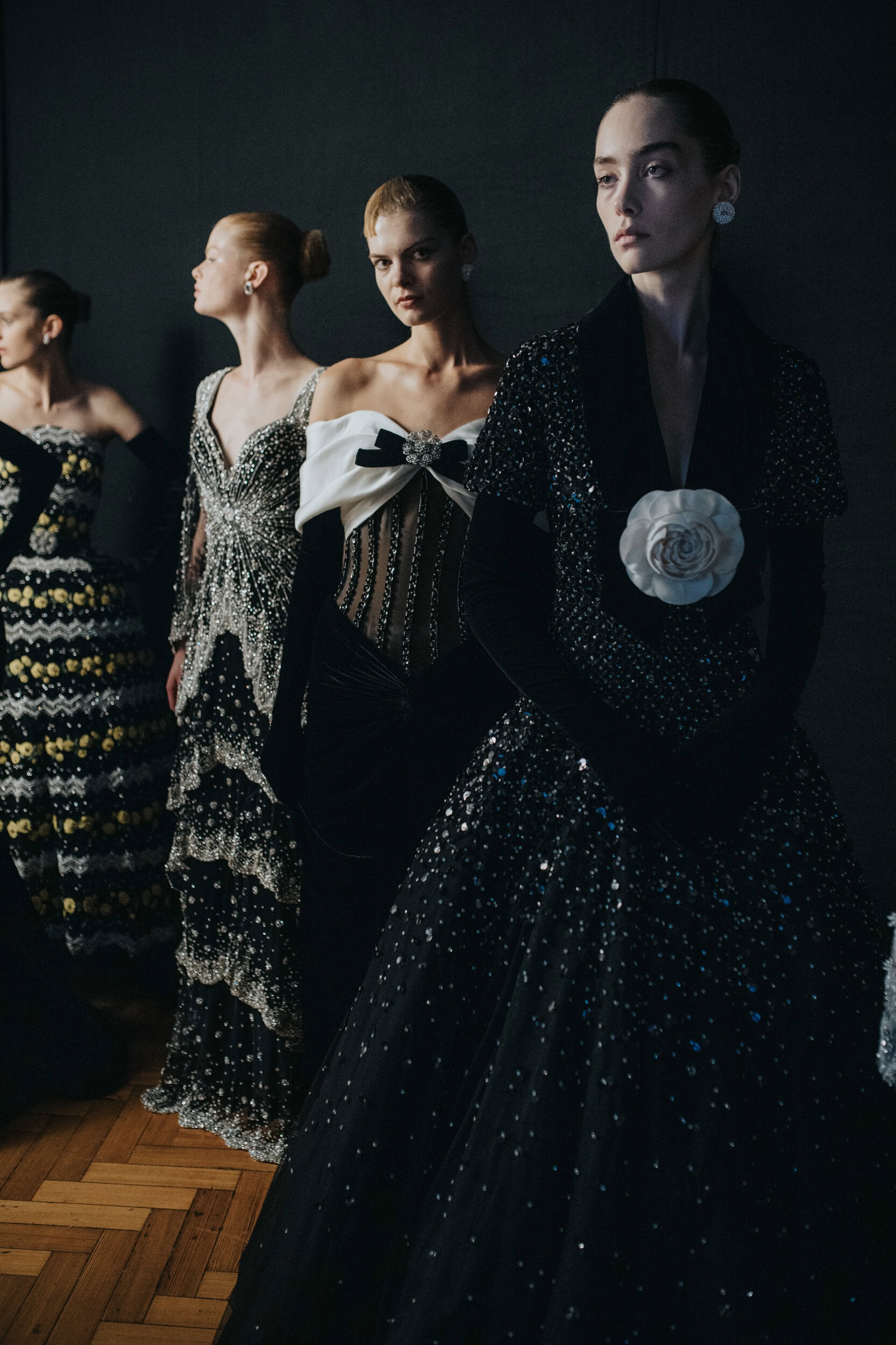 Richard Quinn Spring 2027 Fashion Show Backstage