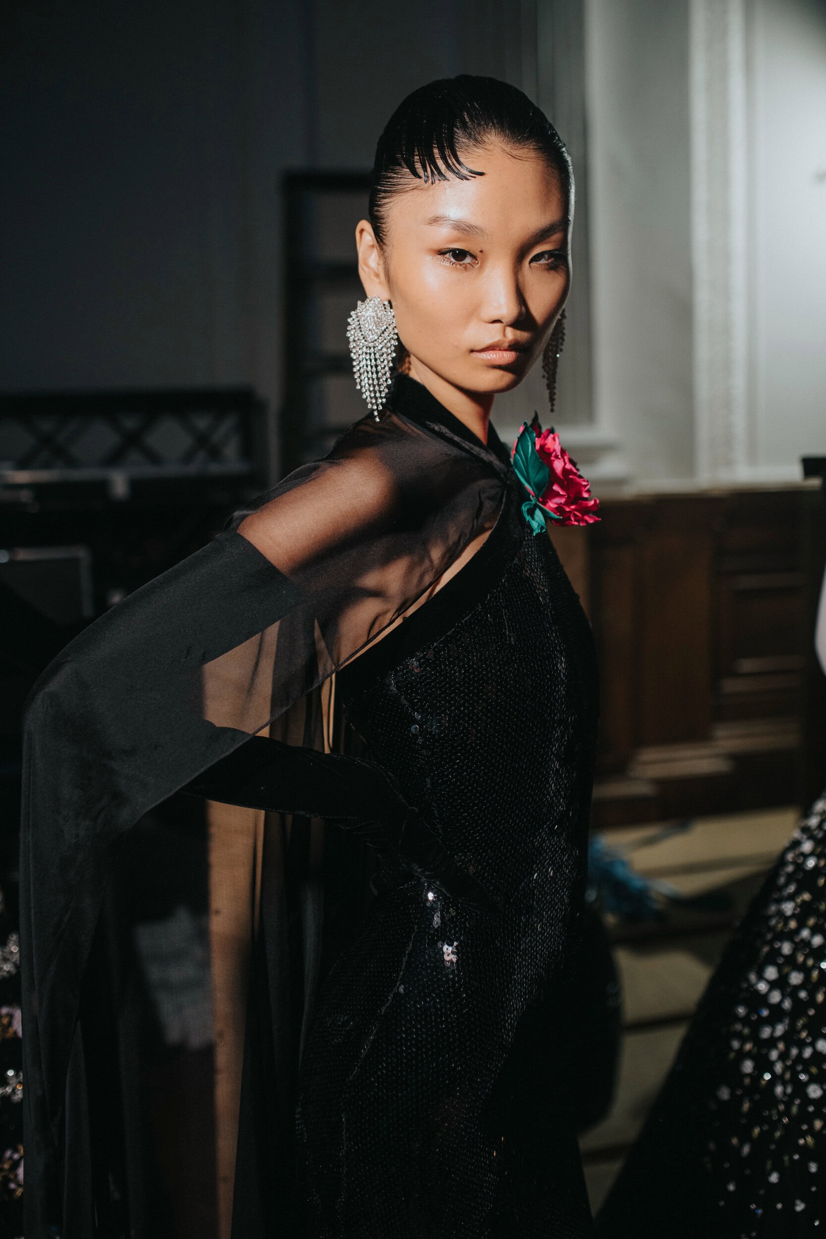 Richard Quinn Spring 2027 Fashion Show Backstage