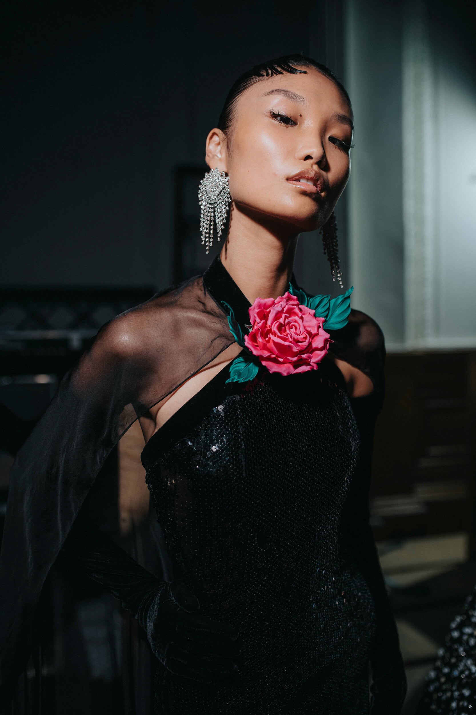 Richard Quinn Spring 2027 Fashion Show Backstage