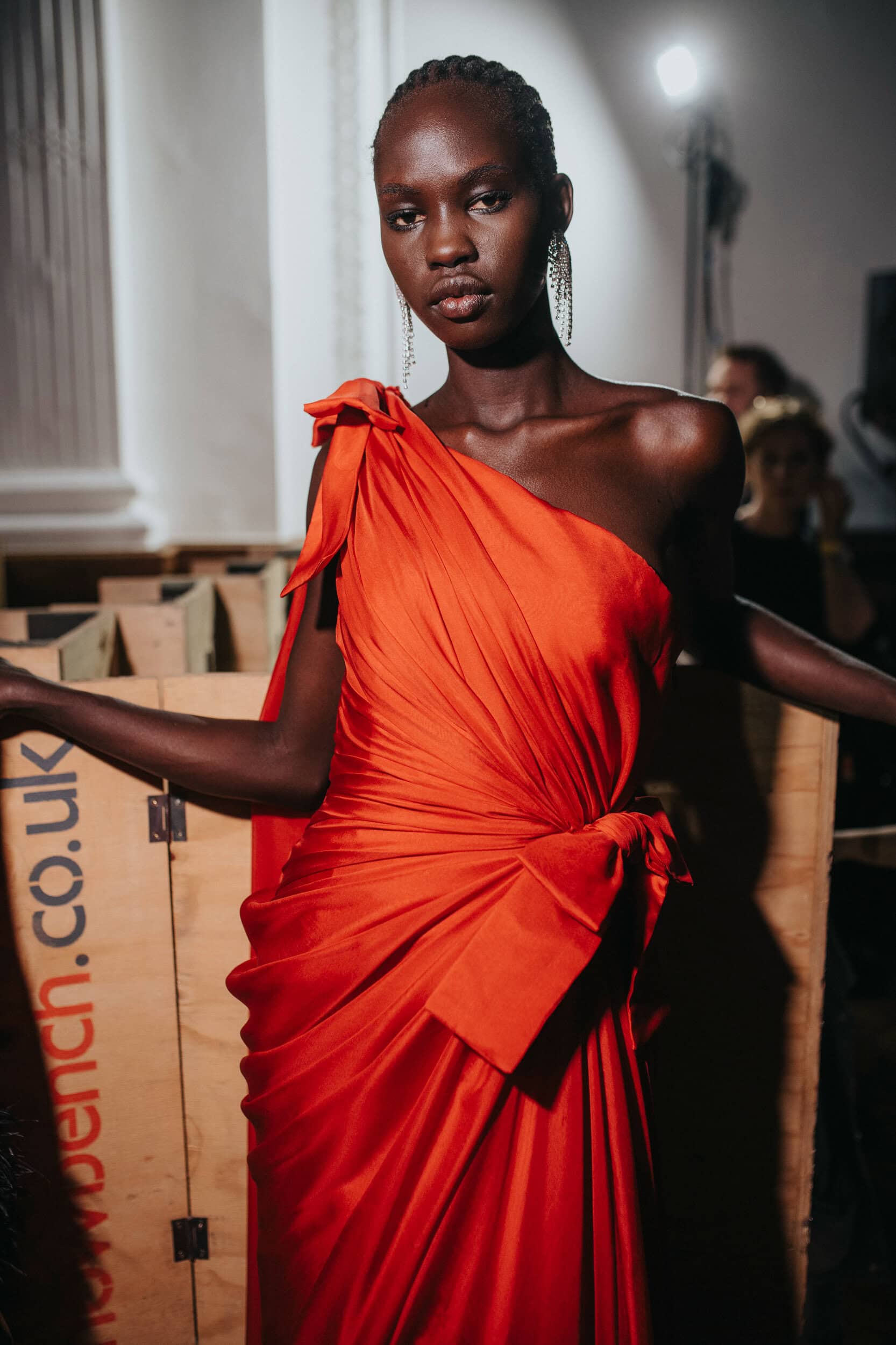 Richard Quinn Spring 2027 Fashion Show Backstage