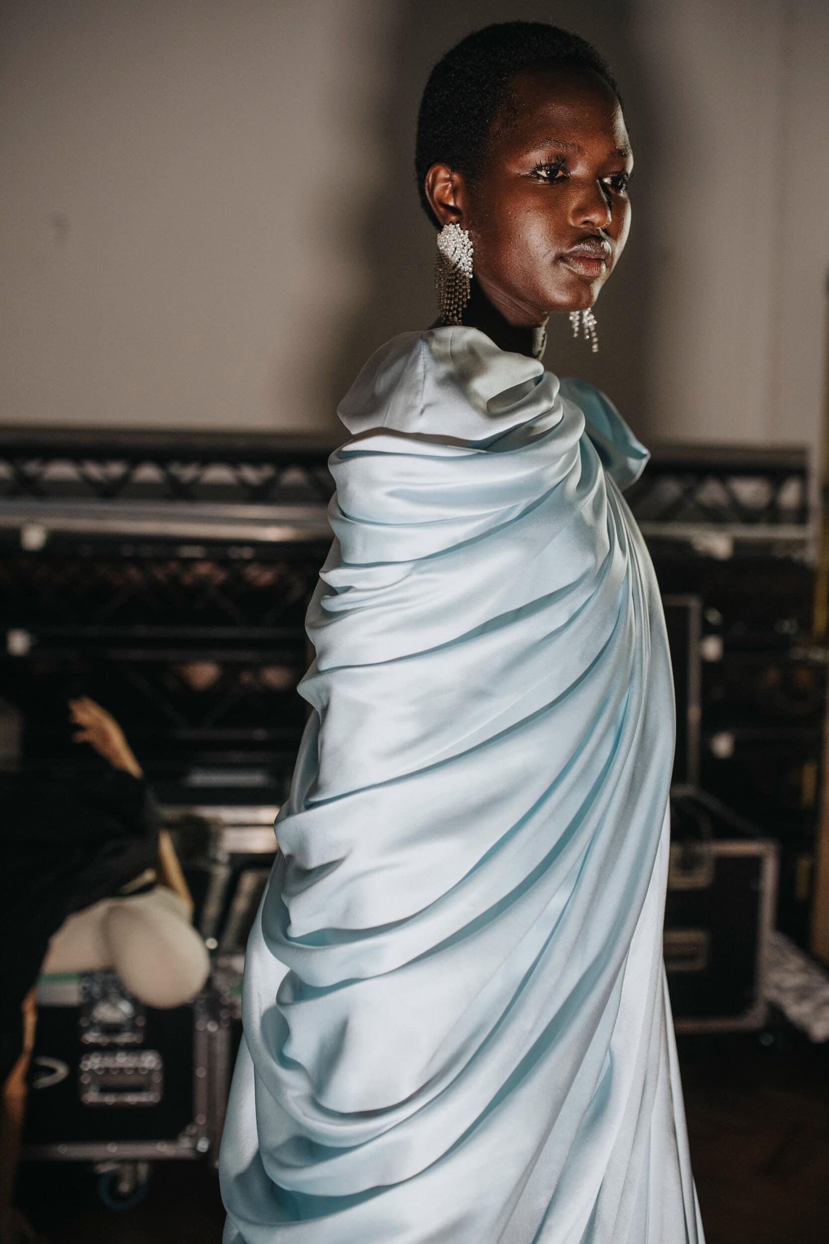 Richard Quinn Spring 2027 Fashion Show Backstage