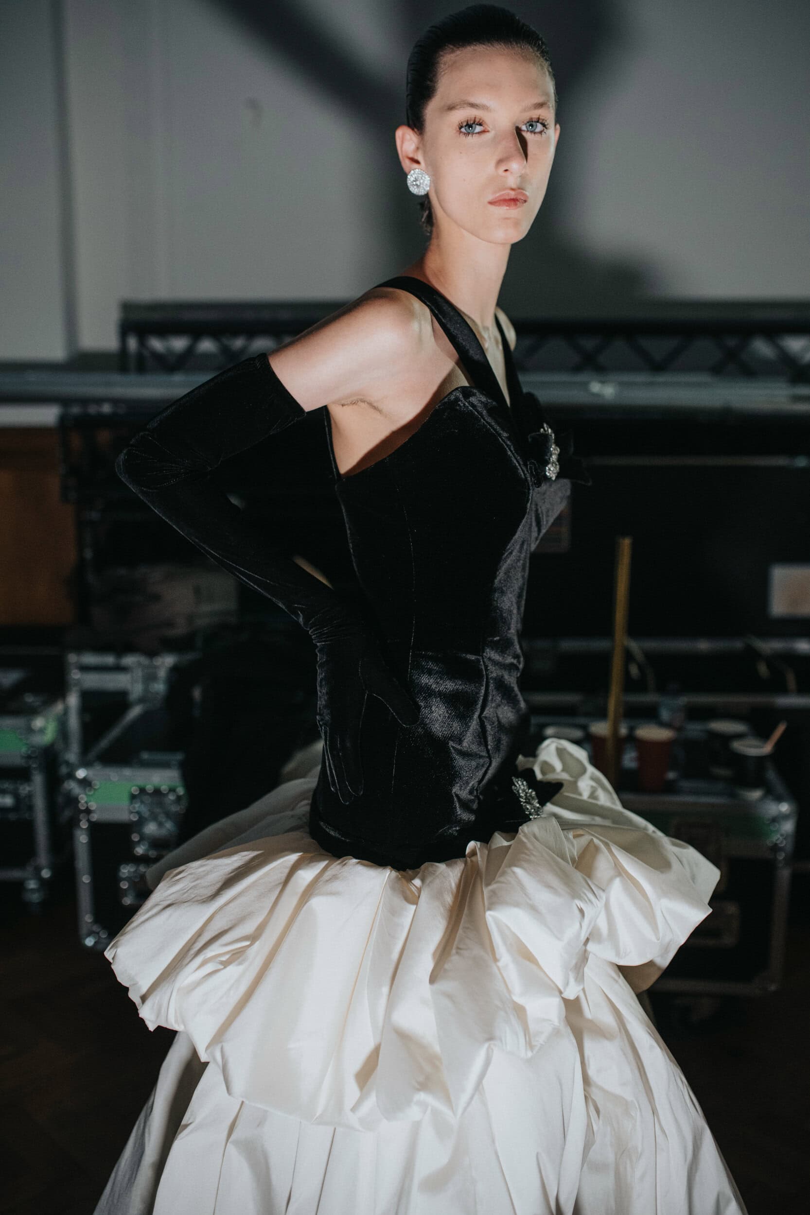 Richard Quinn Spring 2027 Fashion Show Backstage