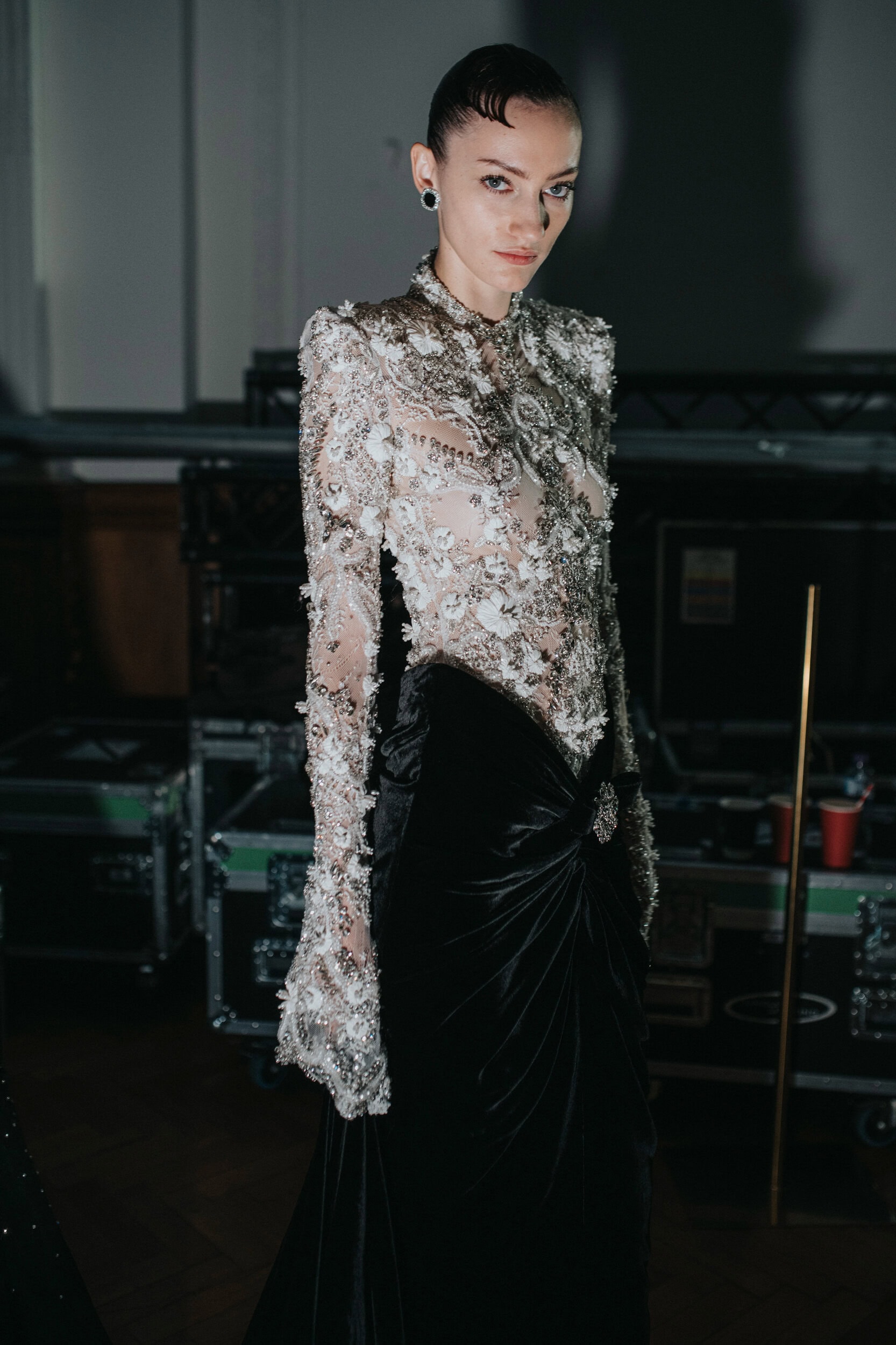 Richard Quinn Spring 2027 Fashion Show Backstage
