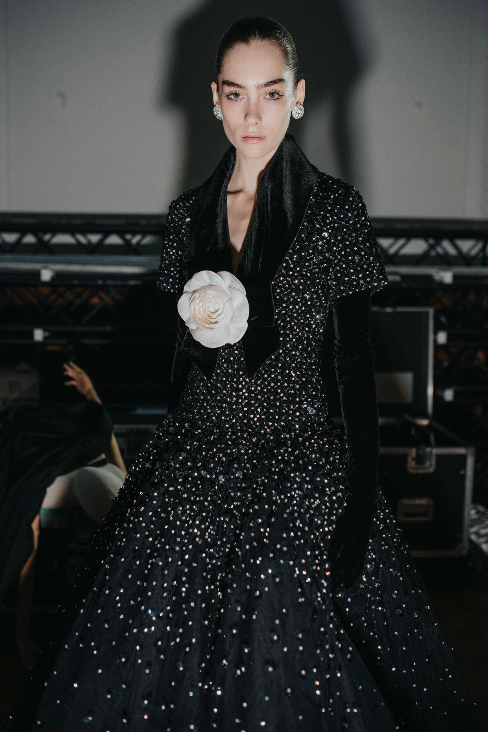 Richard Quinn Spring 2027 Fashion Show Backstage