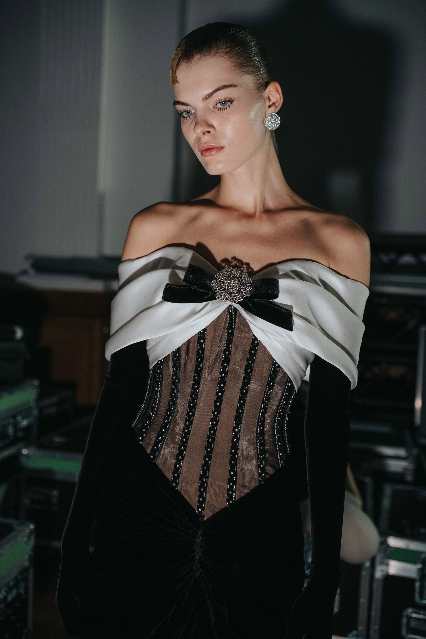Richard Quinn Spring 2027 Fashion Show Backstage