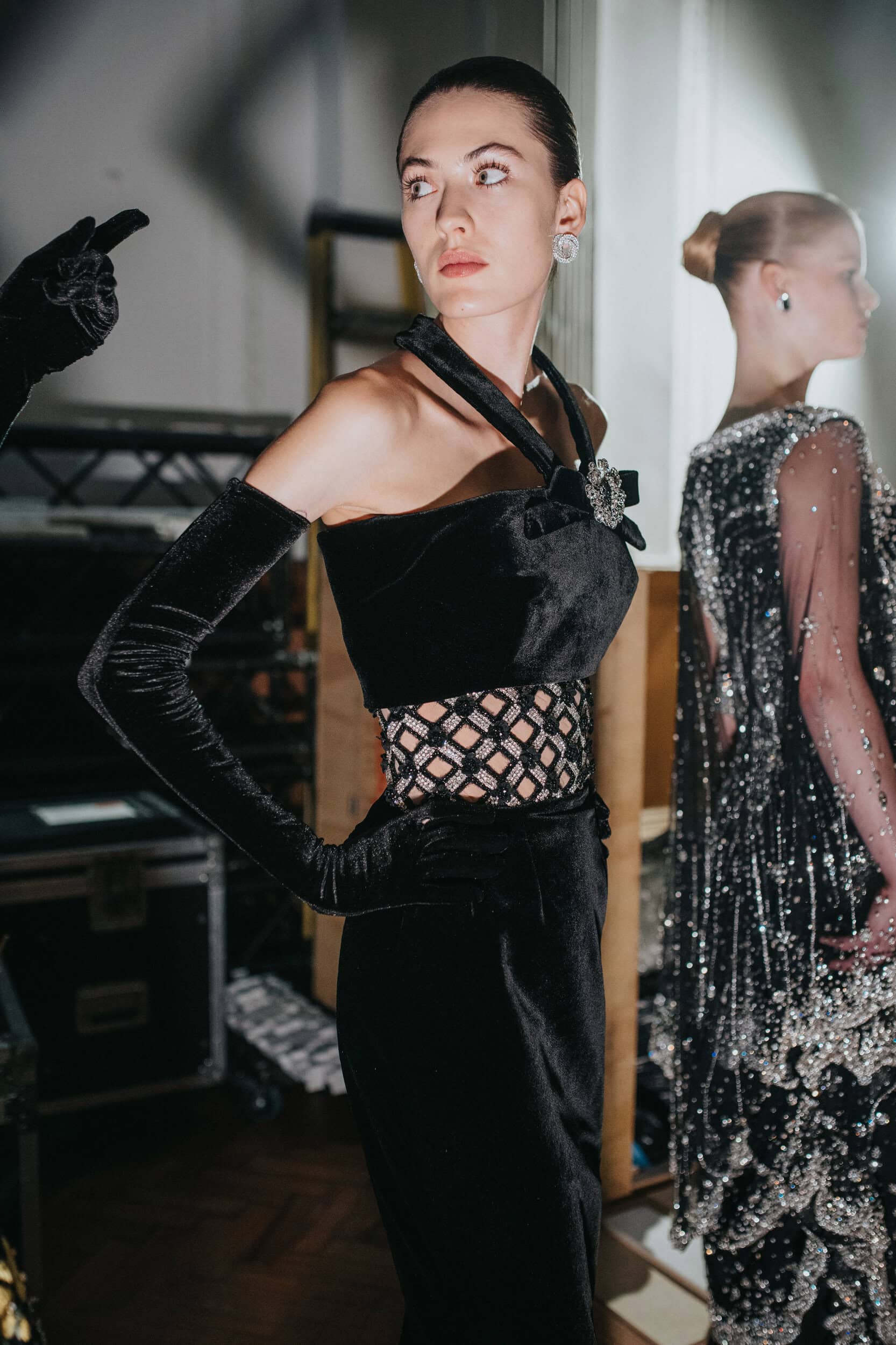 Richard Quinn Spring 2027 Fashion Show Backstage