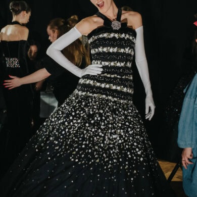 Richard Quinn Spring 2027 Fashion Show Backstage