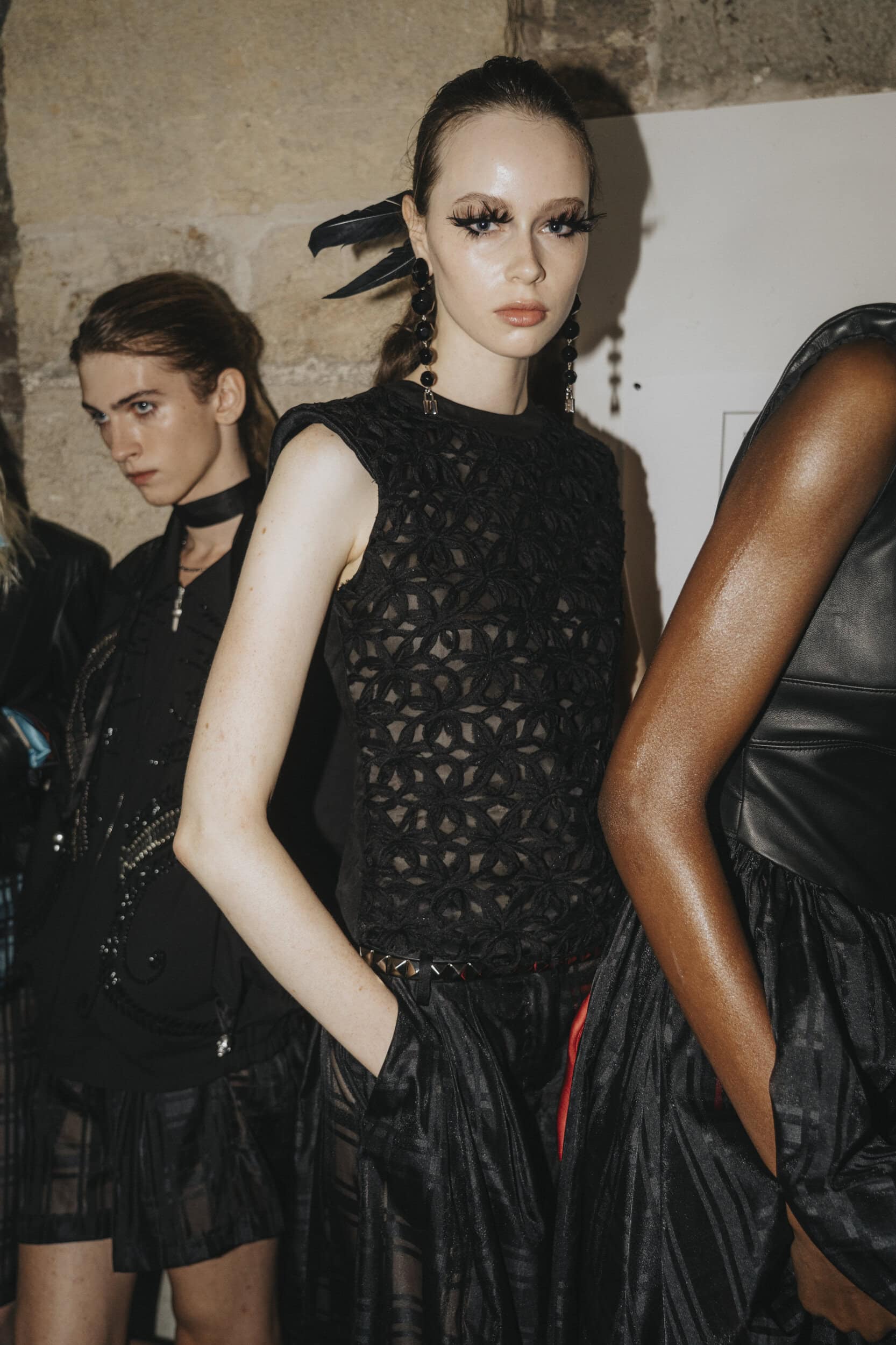 John Richmond Spring 2027 Fashion Show Backstage