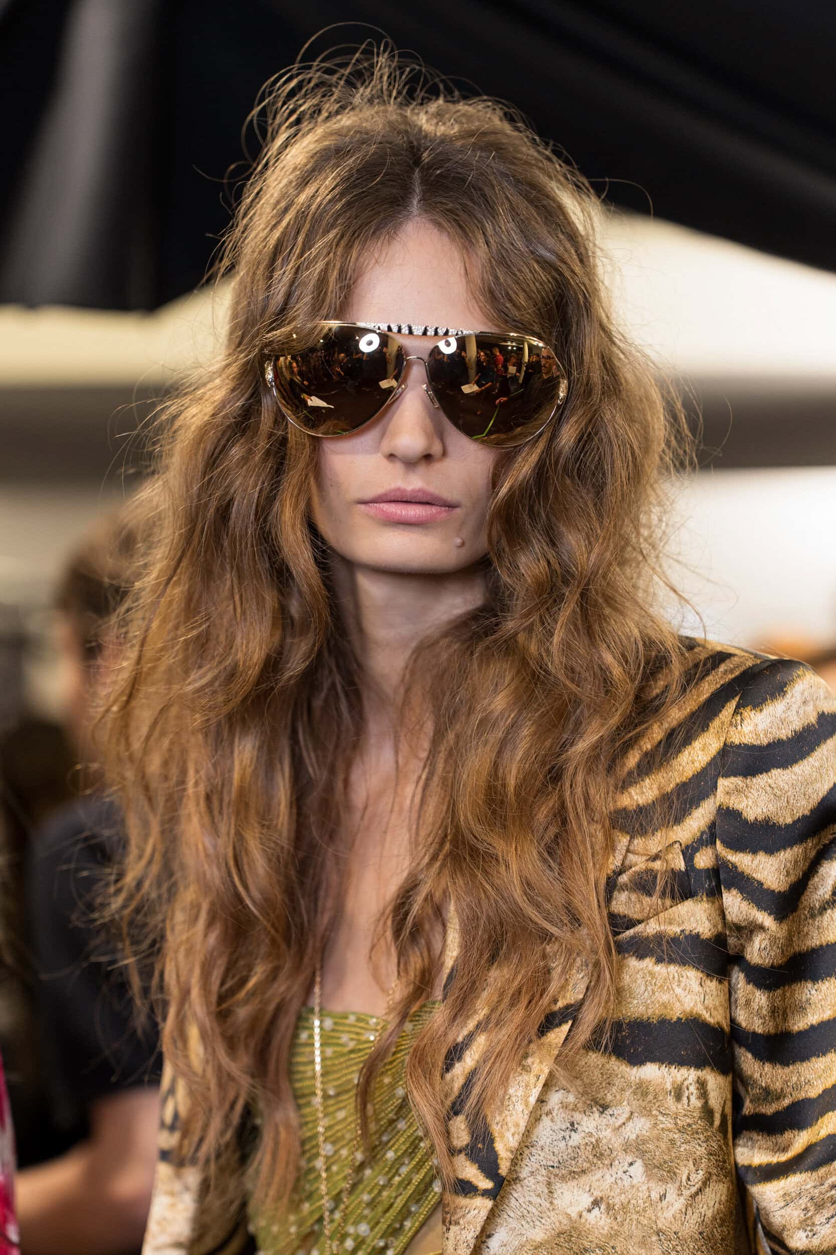 Roberto Cavalli Spring 2027 Fashion Show Backstage