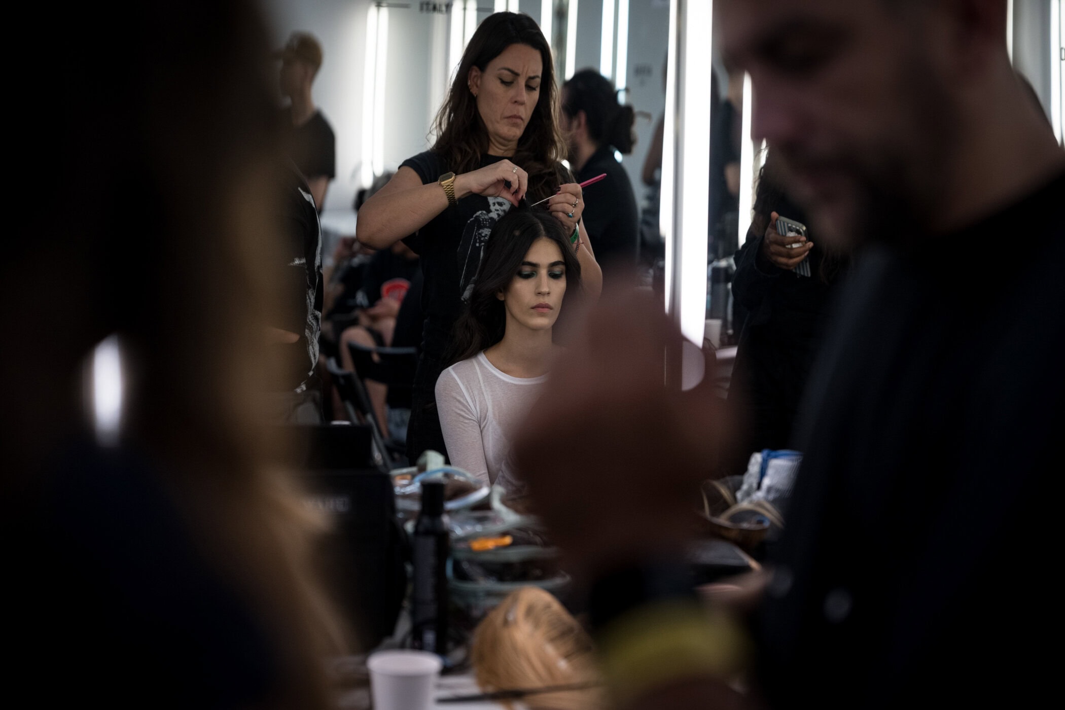 Roberto Cavalli Spring 2027 Fashion Show Backstage