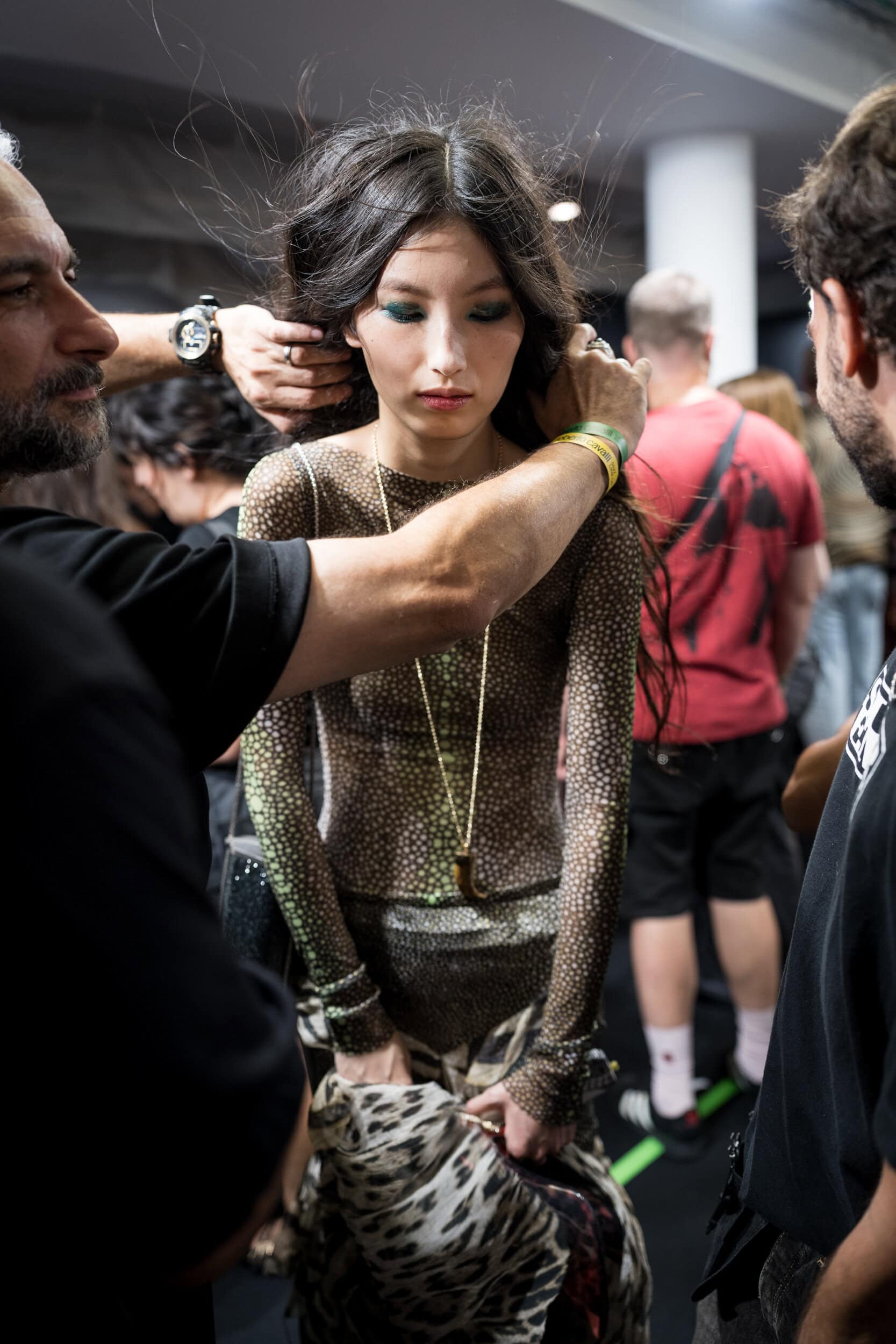 Roberto Cavalli Spring 2027 Fashion Show Backstage