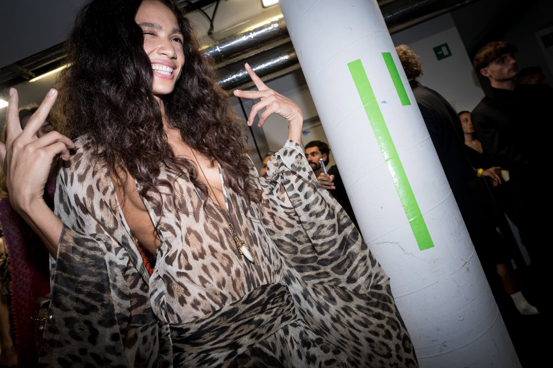 Roberto Cavalli Spring 2027 Fashion Show Backstage