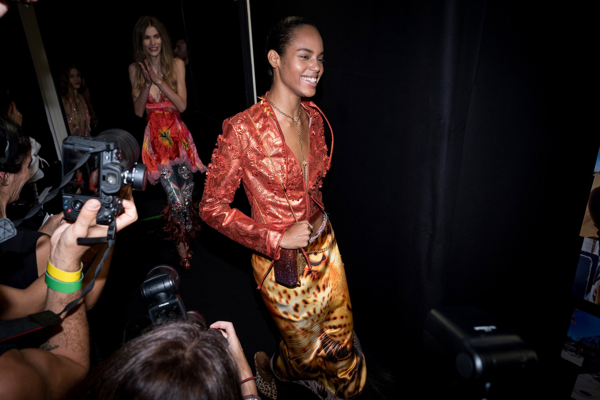 Roberto Cavalli Spring 2027 Fashion Show Backstage