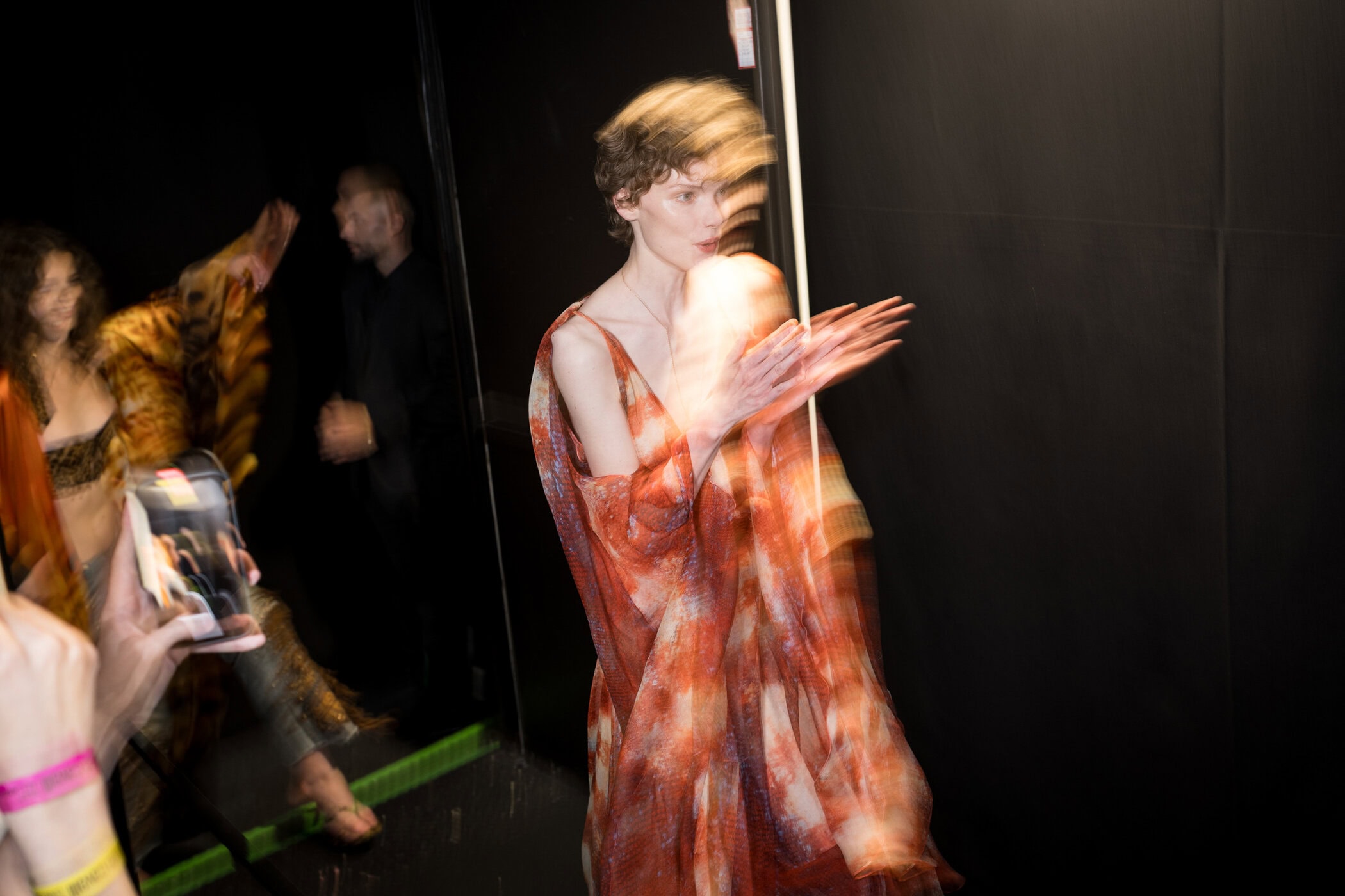 Roberto Cavalli Spring 2027 Fashion Show Backstage