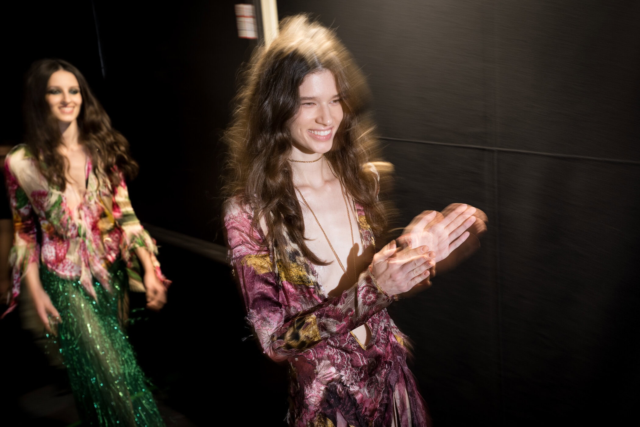 Roberto Cavalli Spring 2027 Fashion Show Backstage