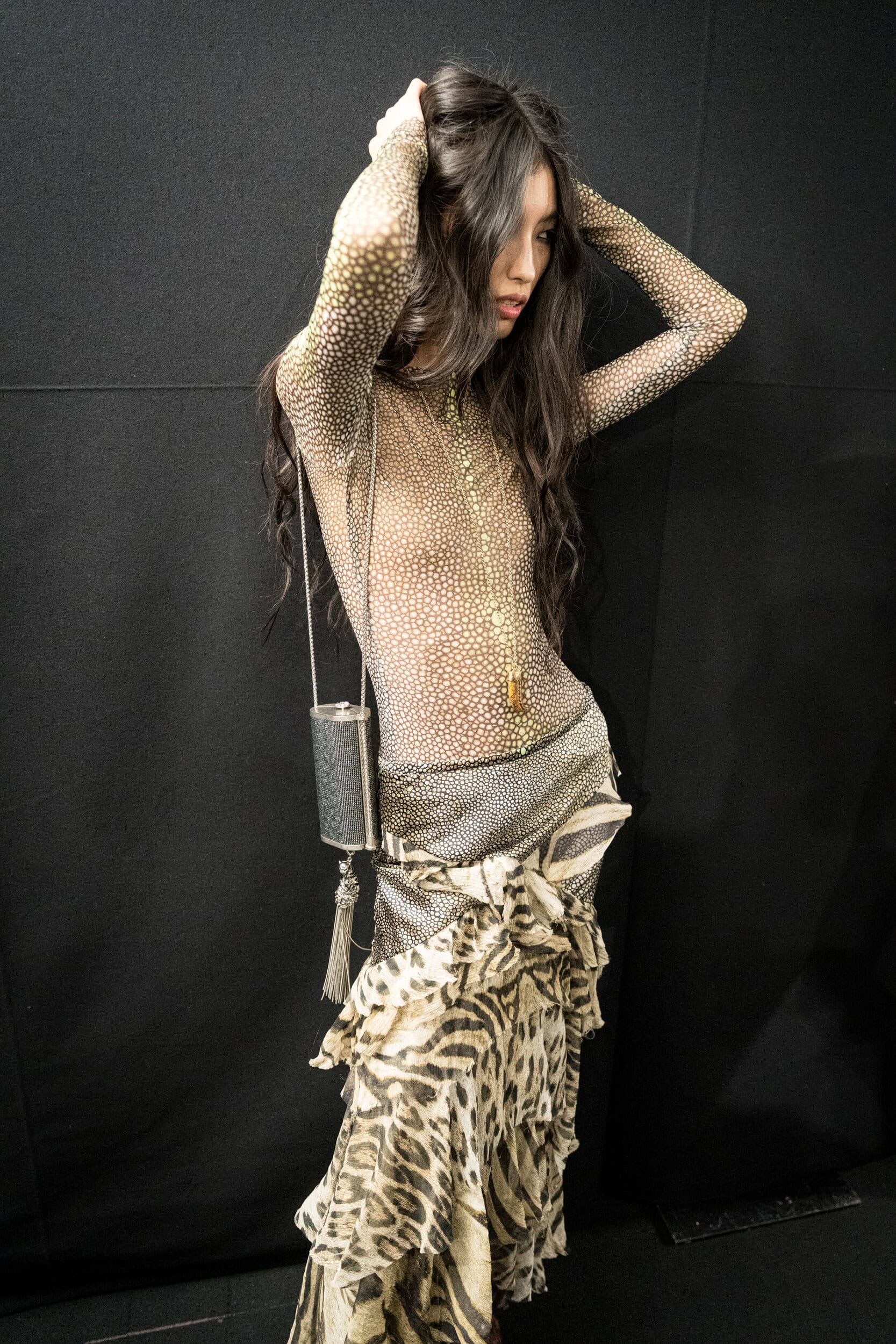 Roberto Cavalli Spring 2027 Fashion Show Backstage