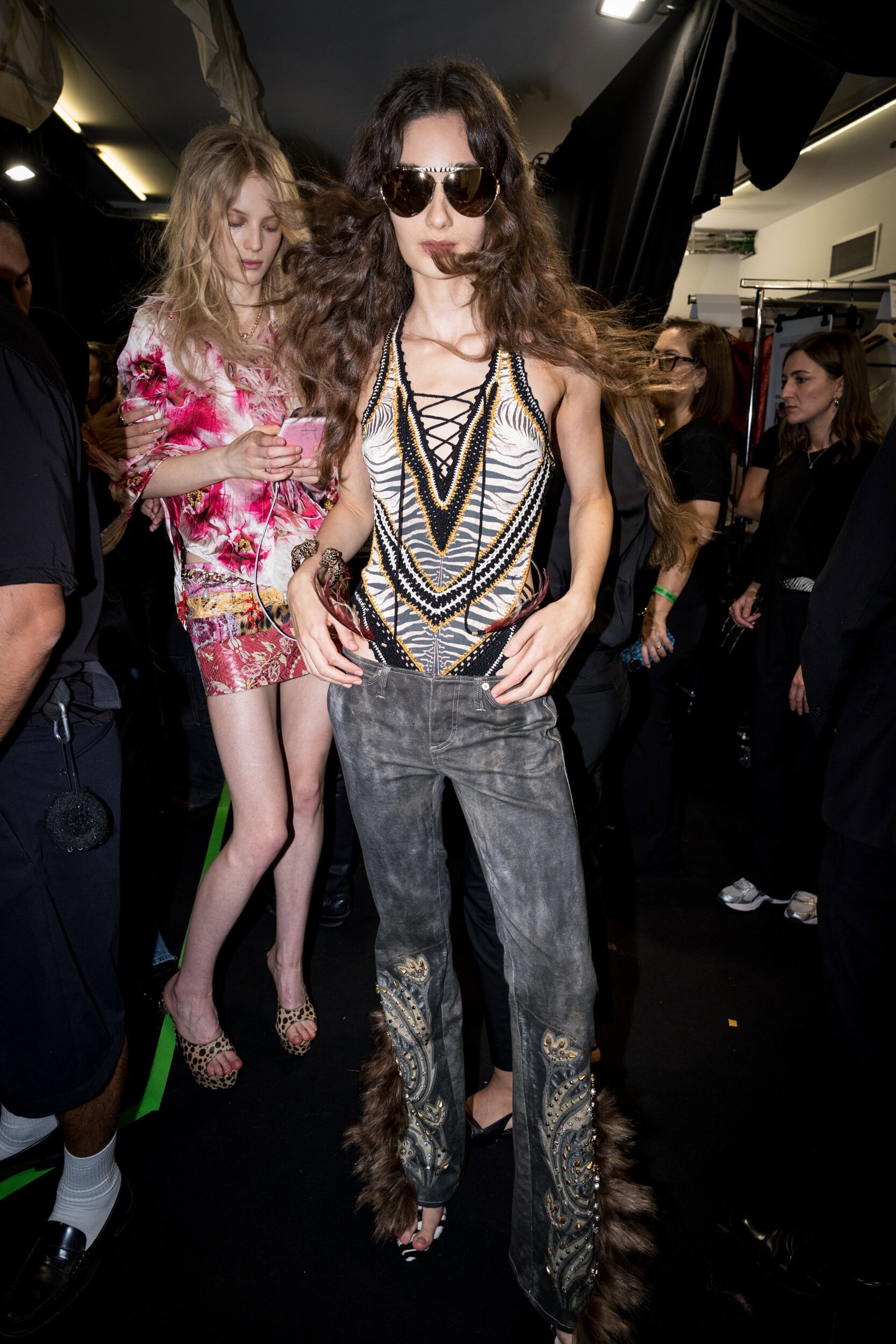 Roberto Cavalli Spring 2027 Fashion Show Backstage