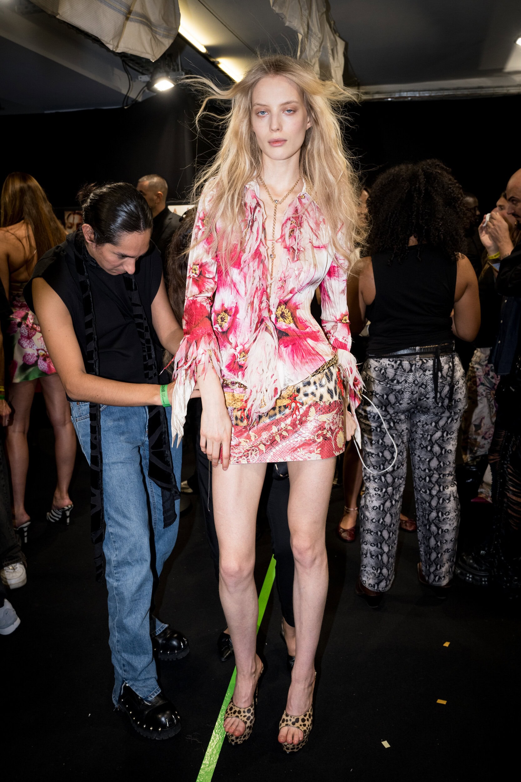 Roberto Cavalli Spring 2027 Fashion Show Backstage