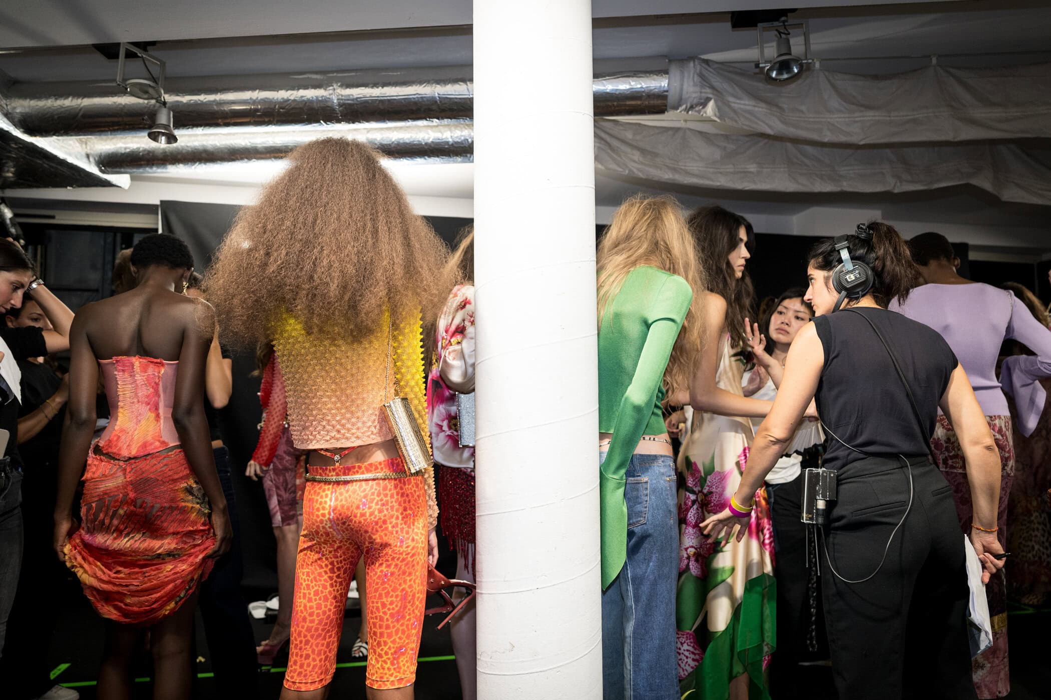 Roberto Cavalli Spring 2027 Fashion Show Backstage