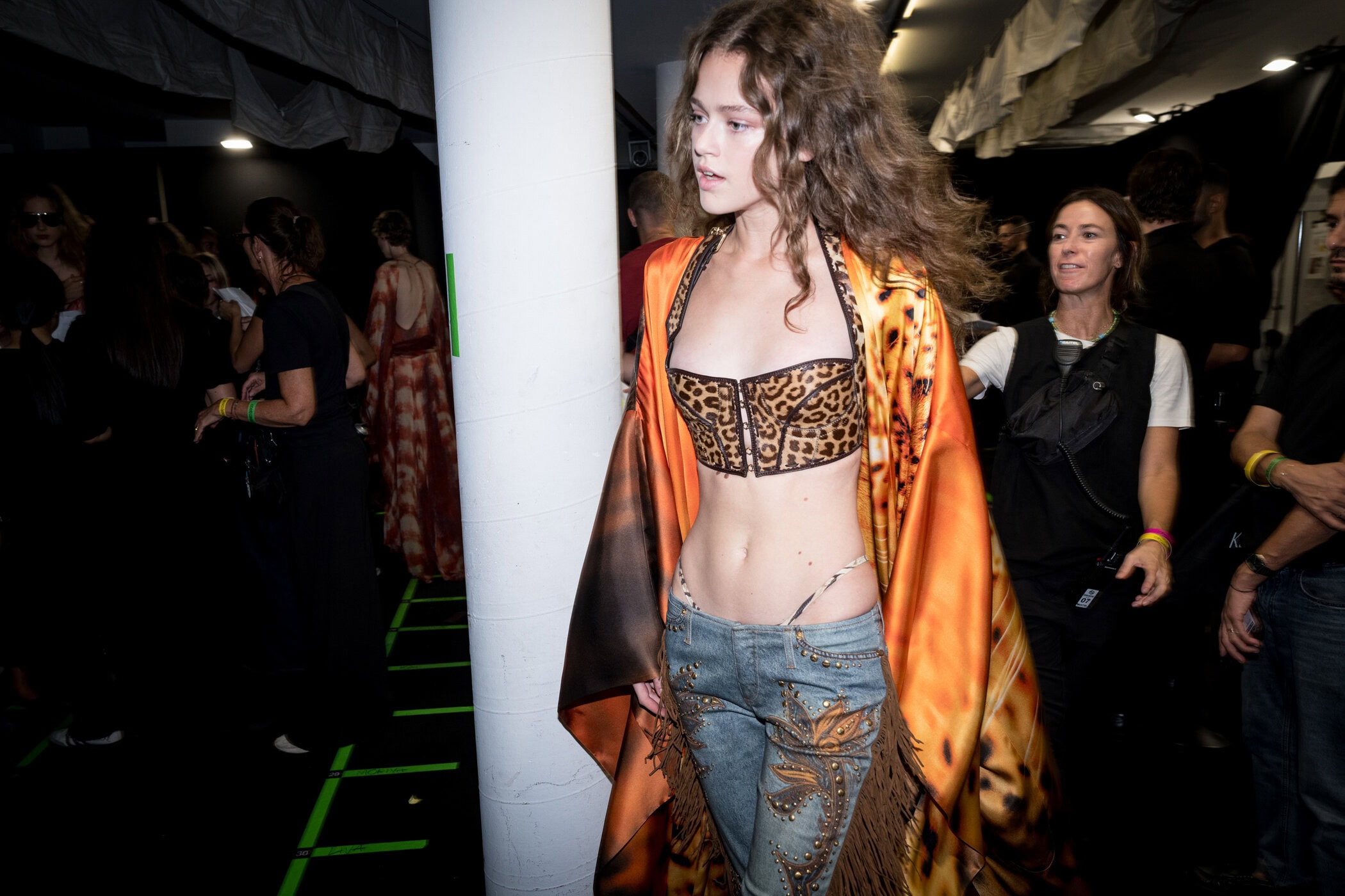 Roberto Cavalli Spring 2027 Fashion Show Backstage