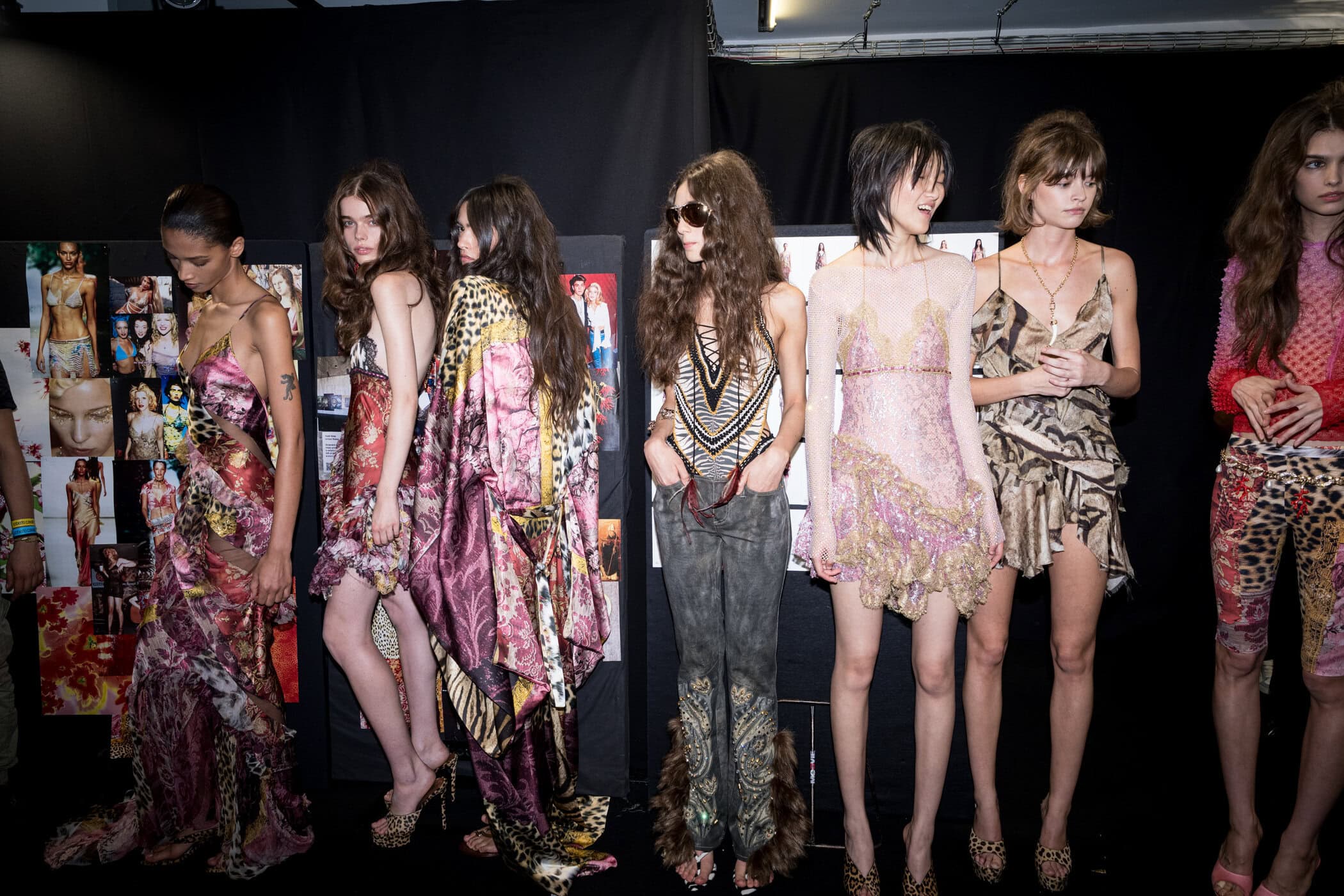 Roberto Cavalli Spring 2027 Fashion Show Backstage