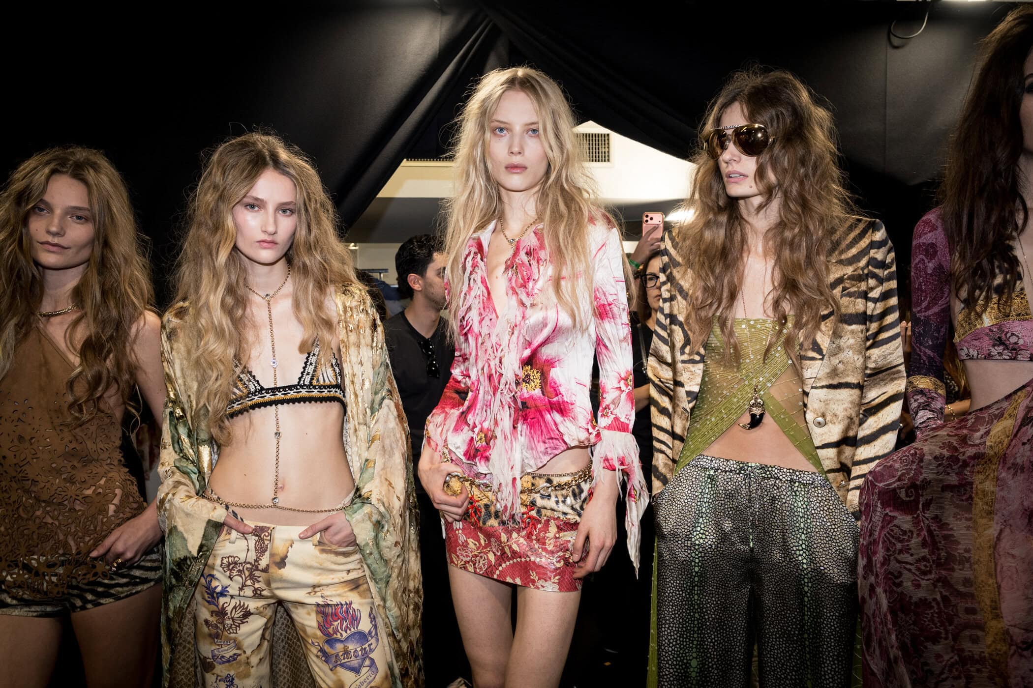 Roberto Cavalli Spring 2027 Fashion Show Backstage