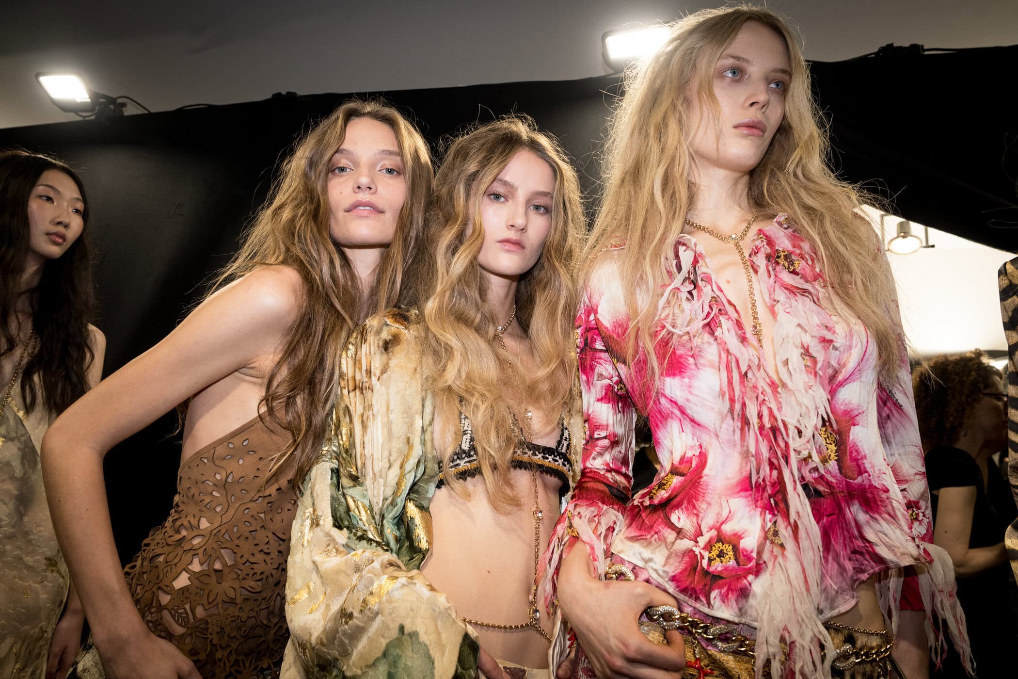 Roberto Cavalli Spring 2027 Fashion Show Backstage
