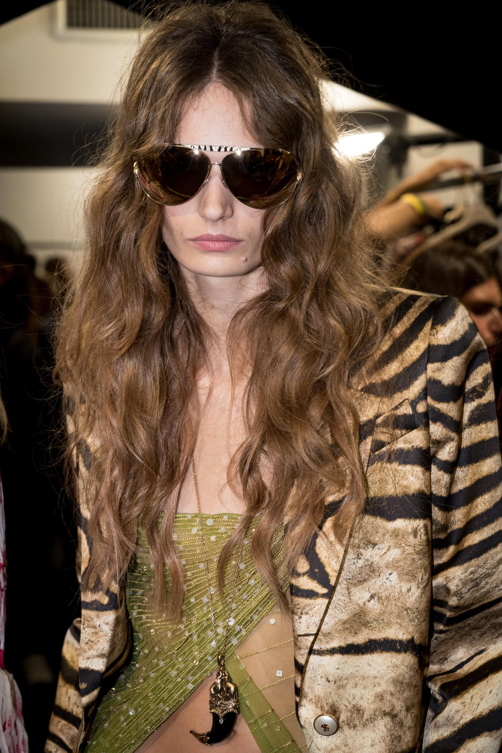 Roberto Cavalli Spring 2027 Fashion Show Backstage