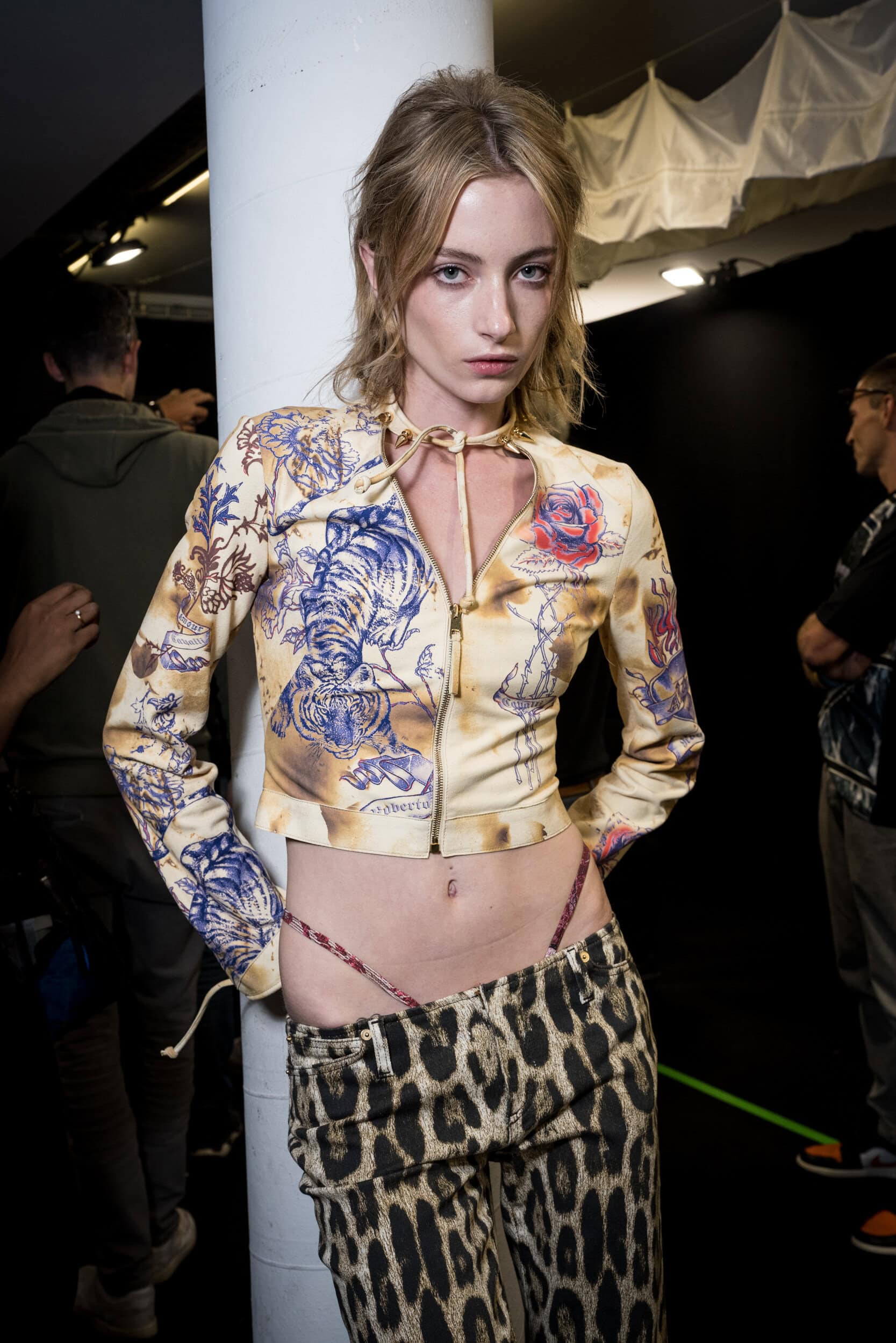 Roberto Cavalli Spring 2027 Fashion Show Backstage