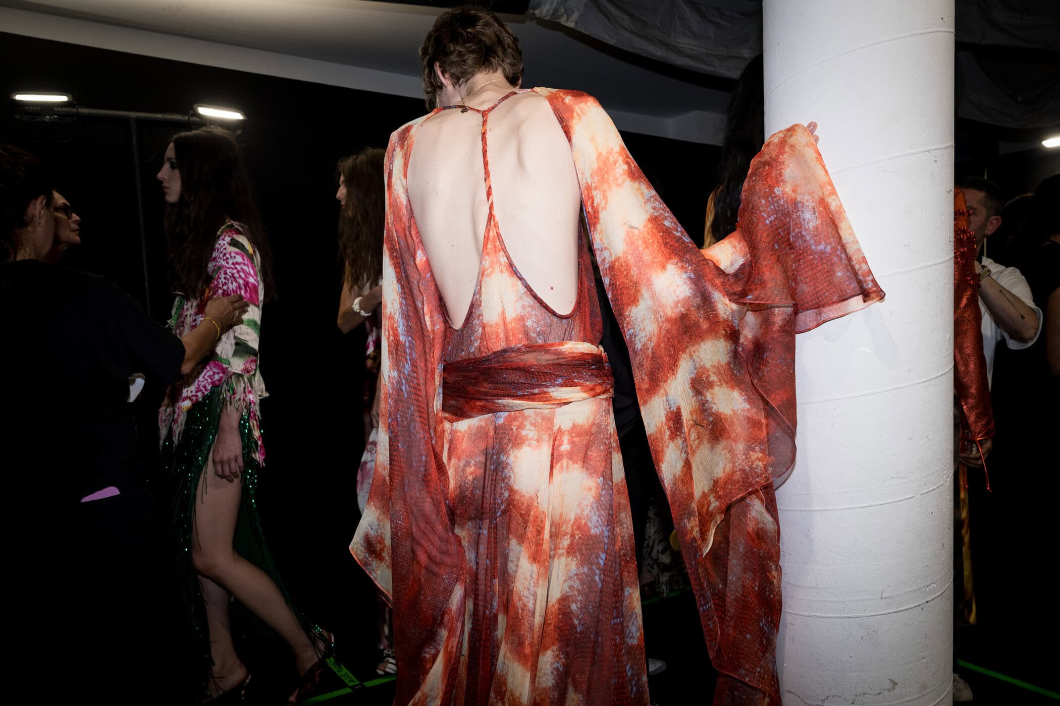 Roberto Cavalli Spring 2027 Fashion Show Backstage
